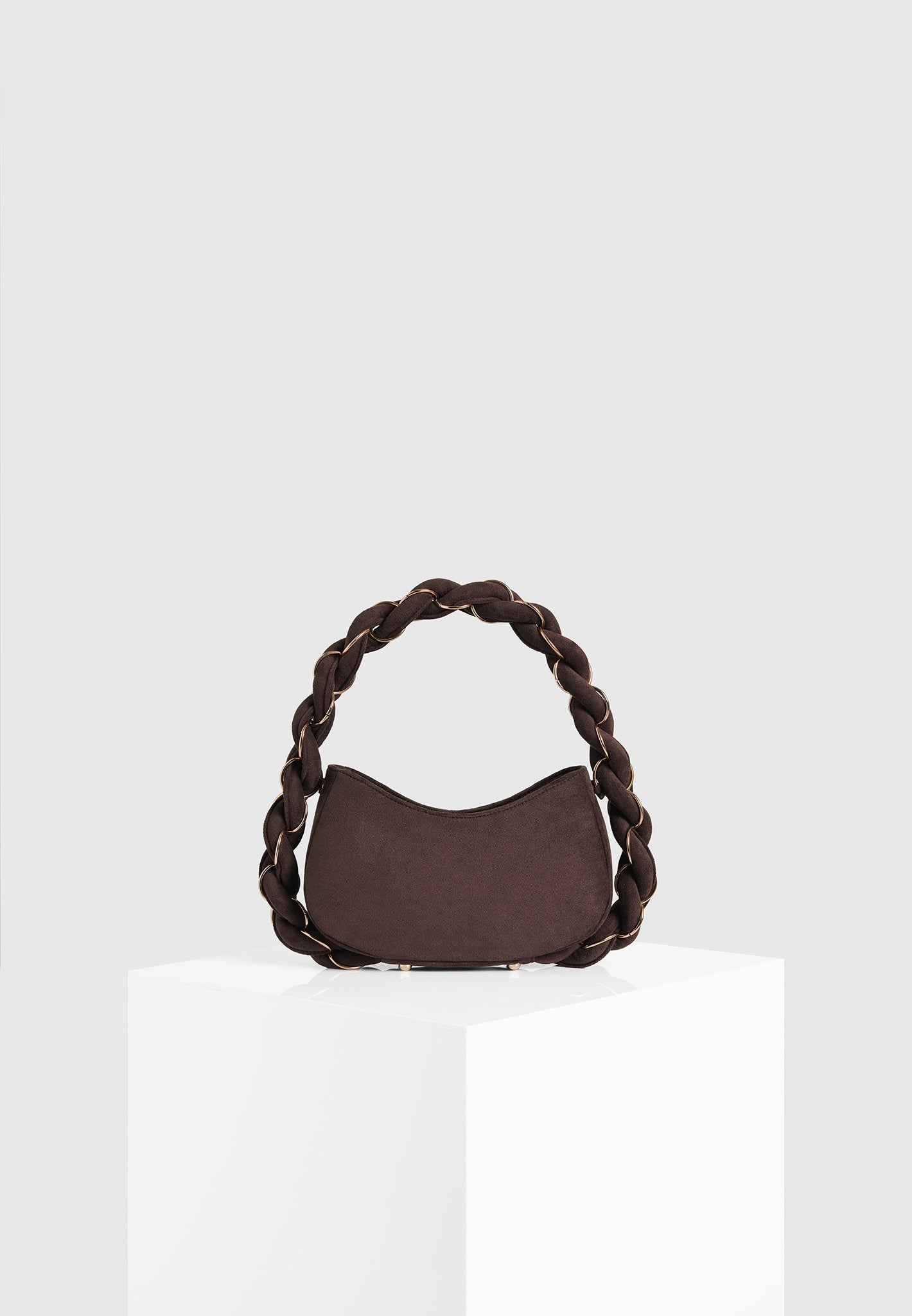 Somme Wildlederhandtasche - Braun
