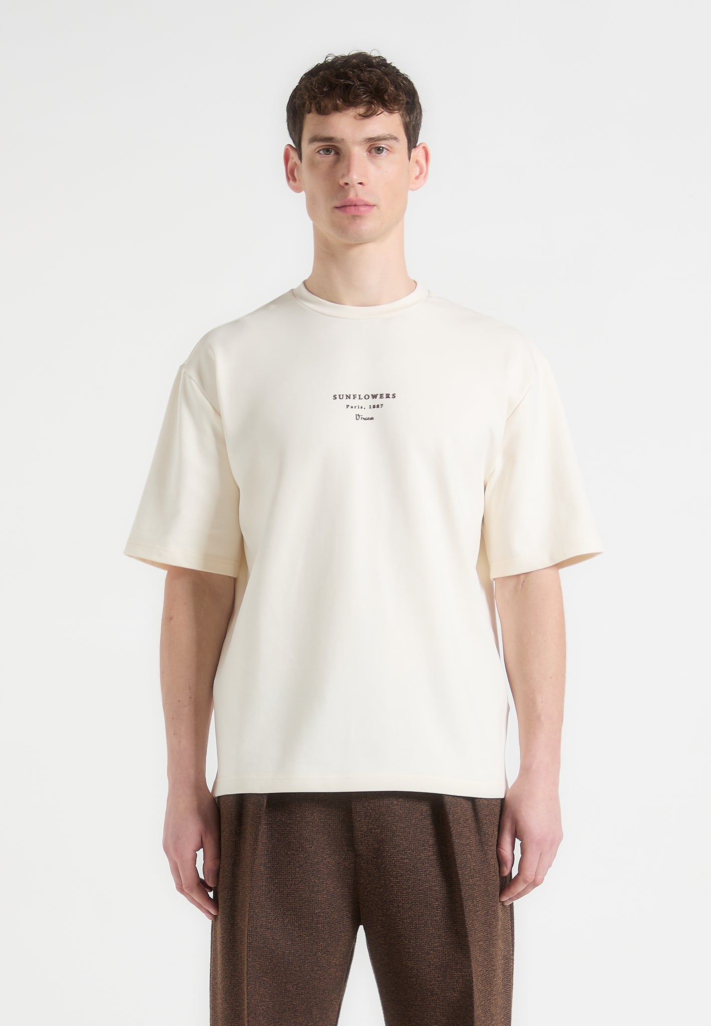 Van Gogh Sonnenblumen T-Shirt - Creme