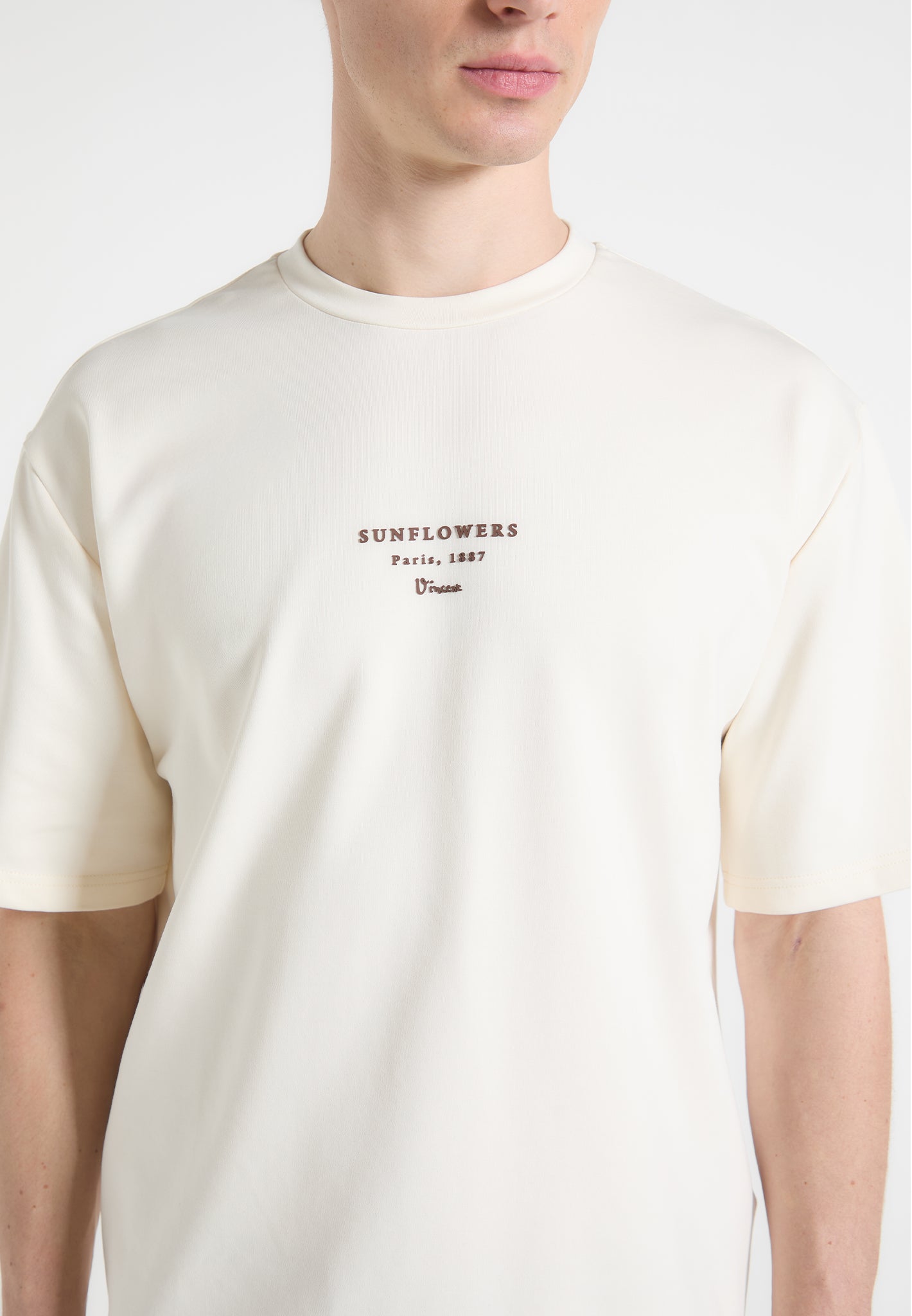 Van Gogh Sonnenblumen T-Shirt - Creme