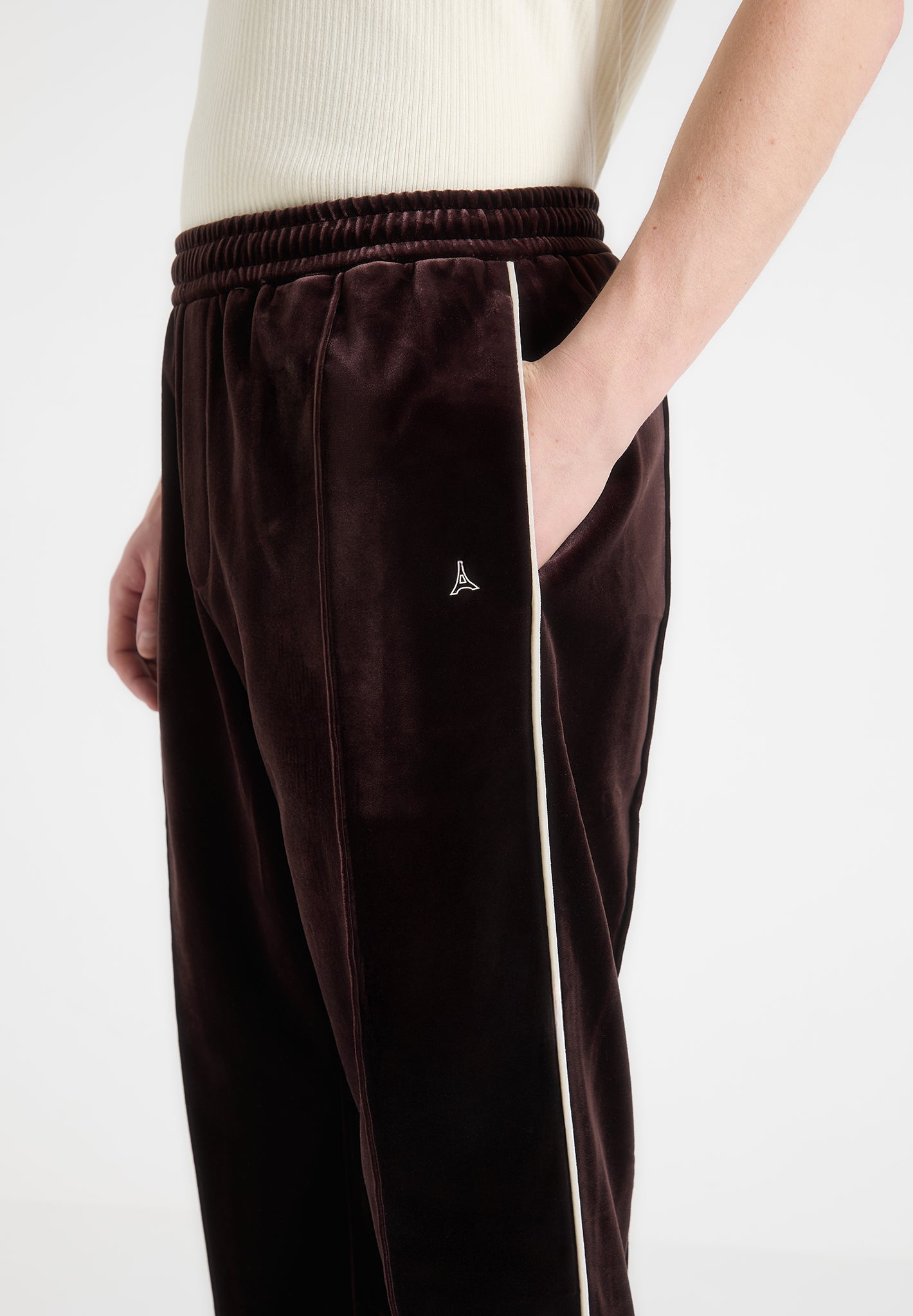 Eiffel Velours-Trainingshose - Braun