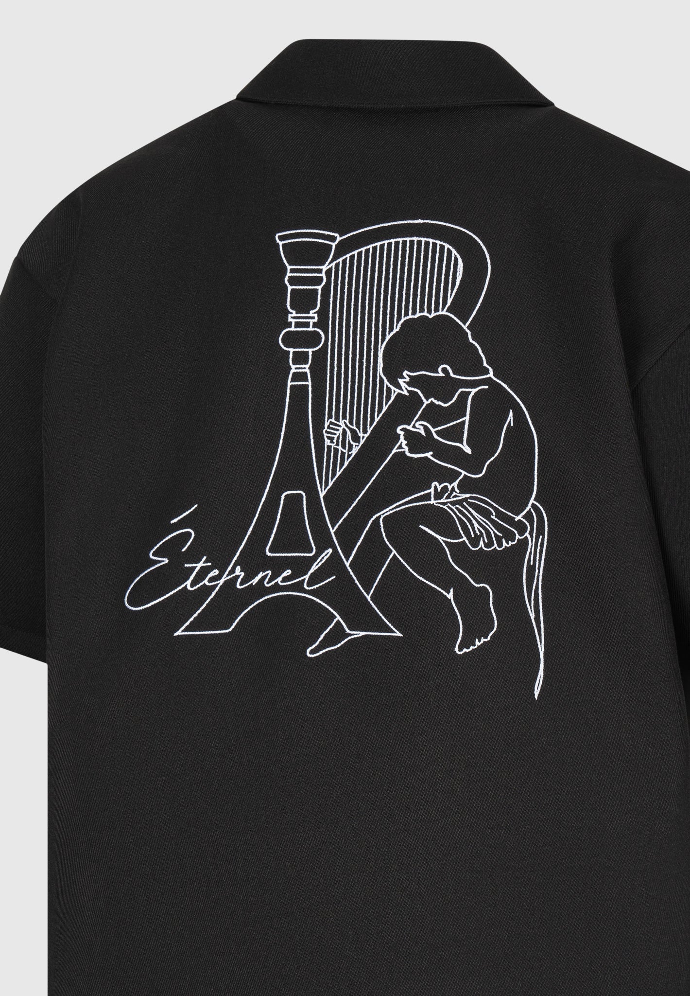 Eiffel Twill-Hemd - Schwarz