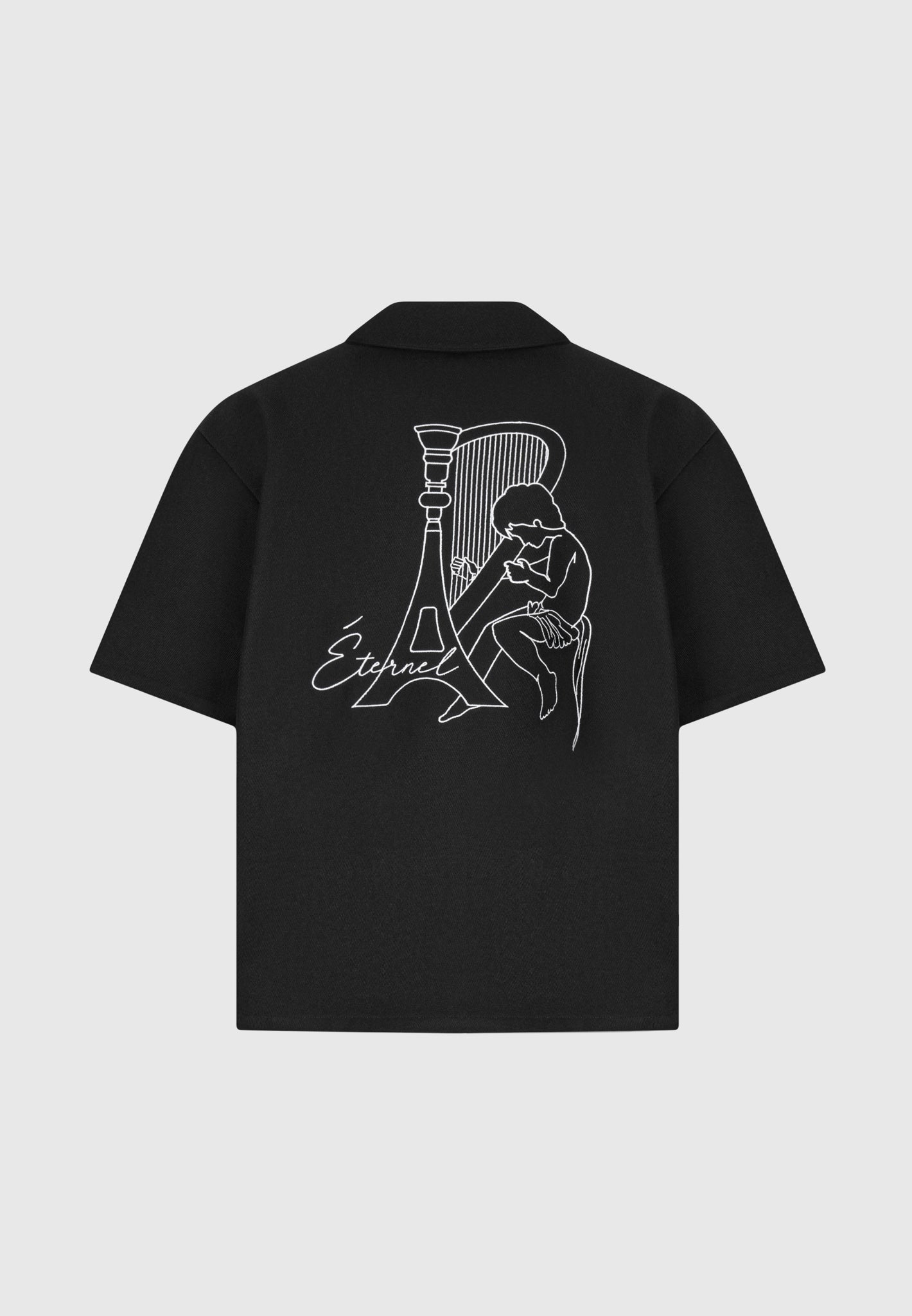 Eiffel Twill-Hemd - Schwarz