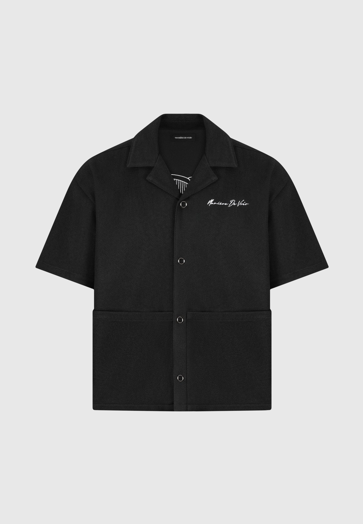 Eiffel Twill-Hemd - Schwarz