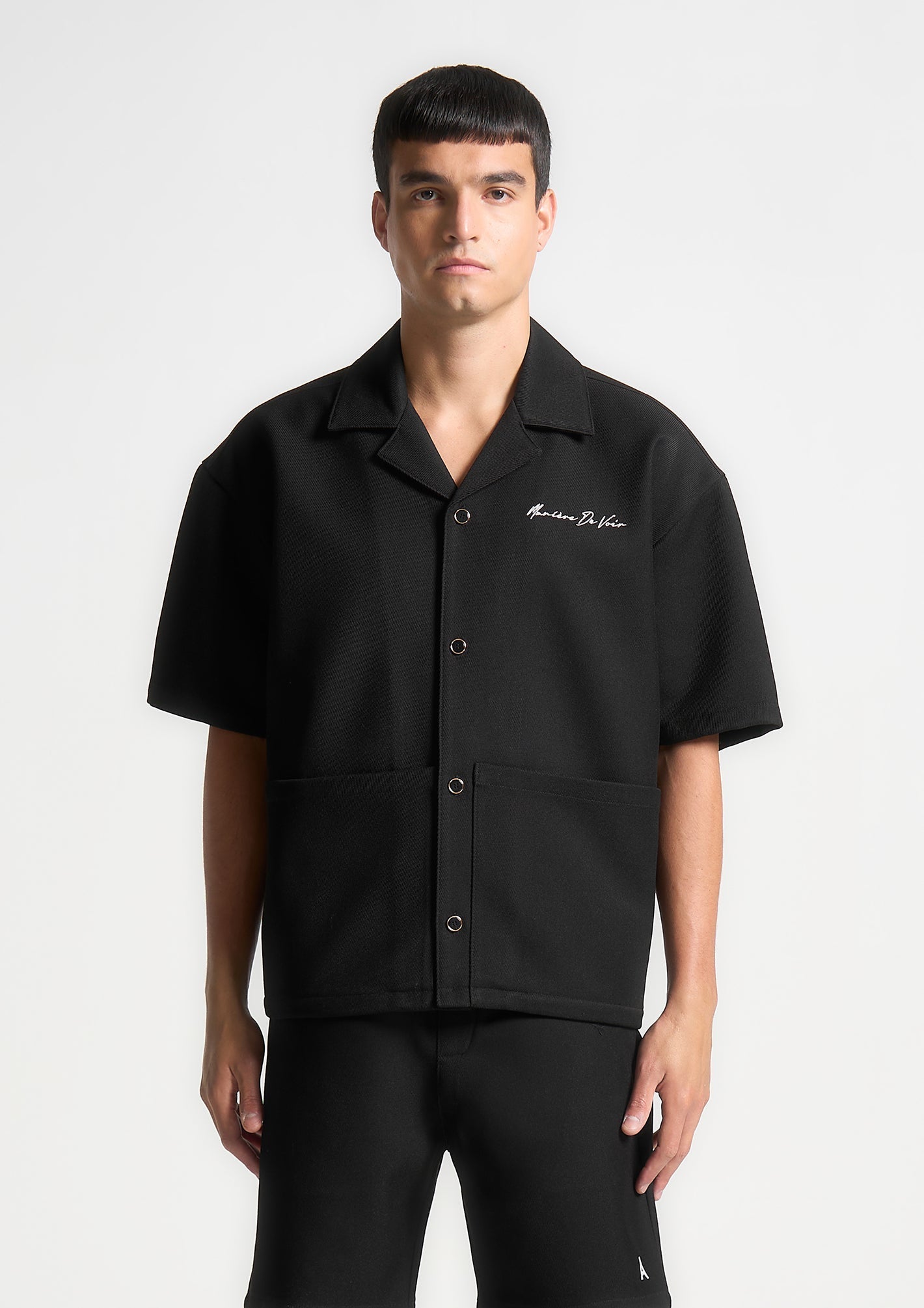 Eiffel Twill-Hemd - Schwarz