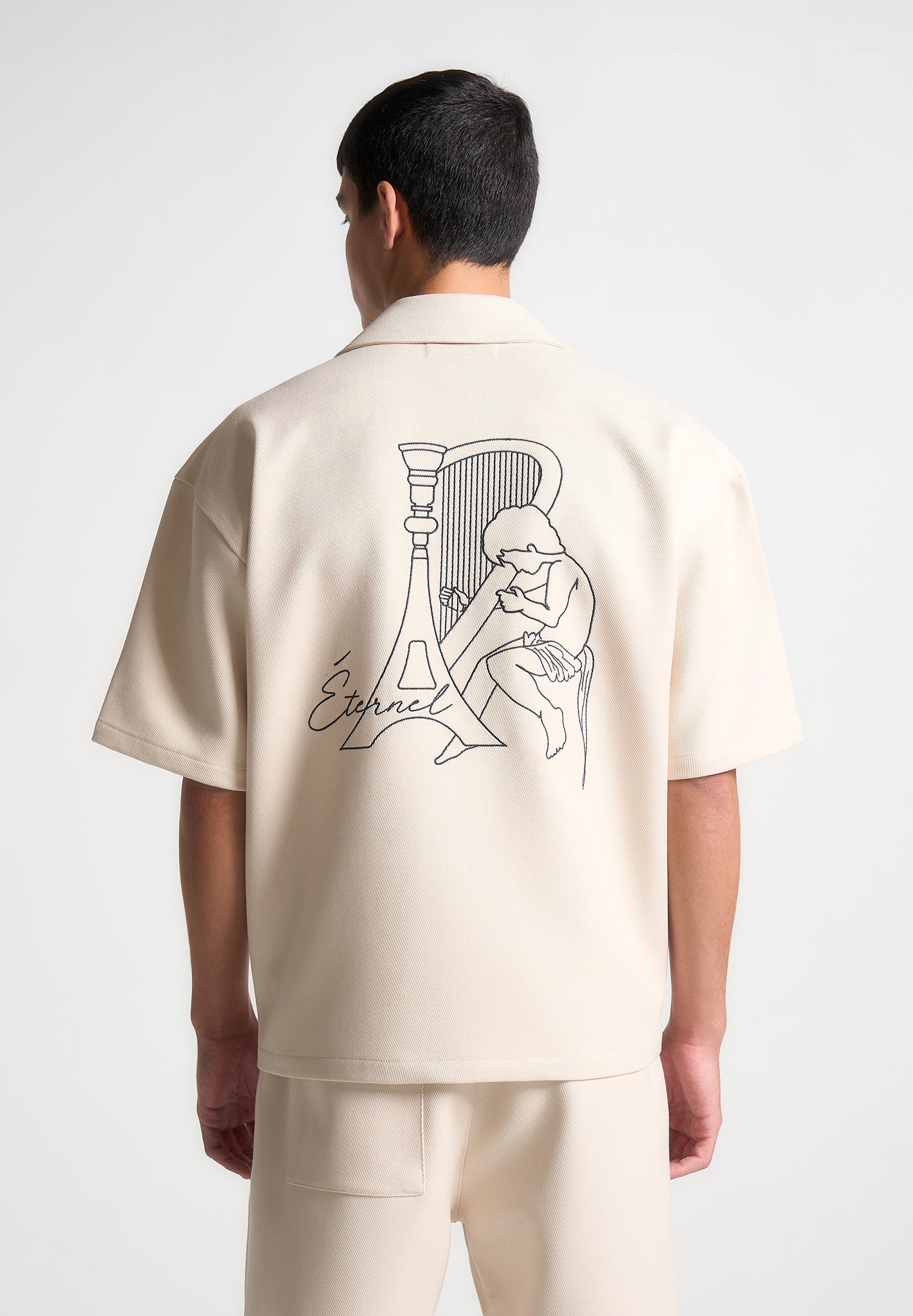 Eiffel Twill-Hemd - Creme