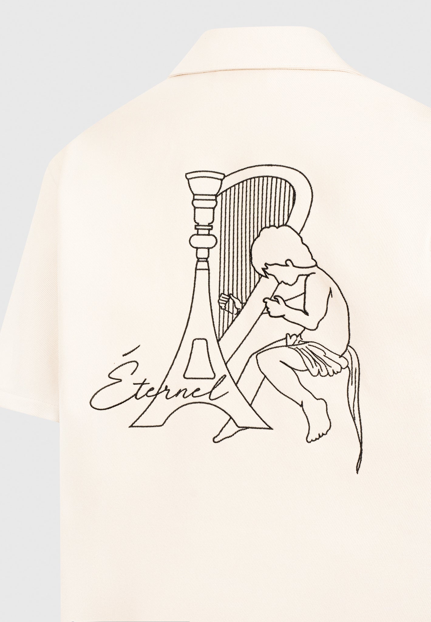 Eiffel Twill-Hemd - Creme