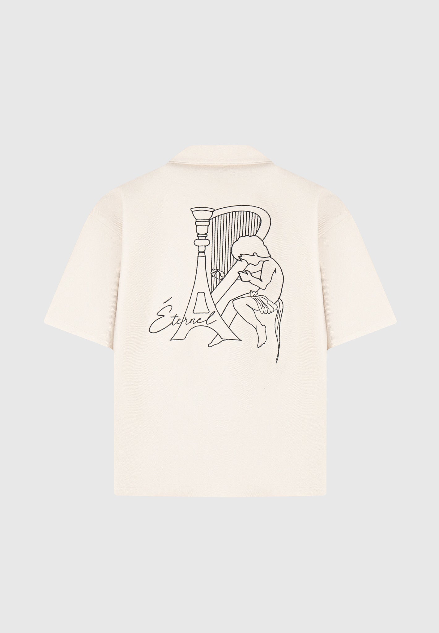 Eiffel Twill-Hemd - Creme