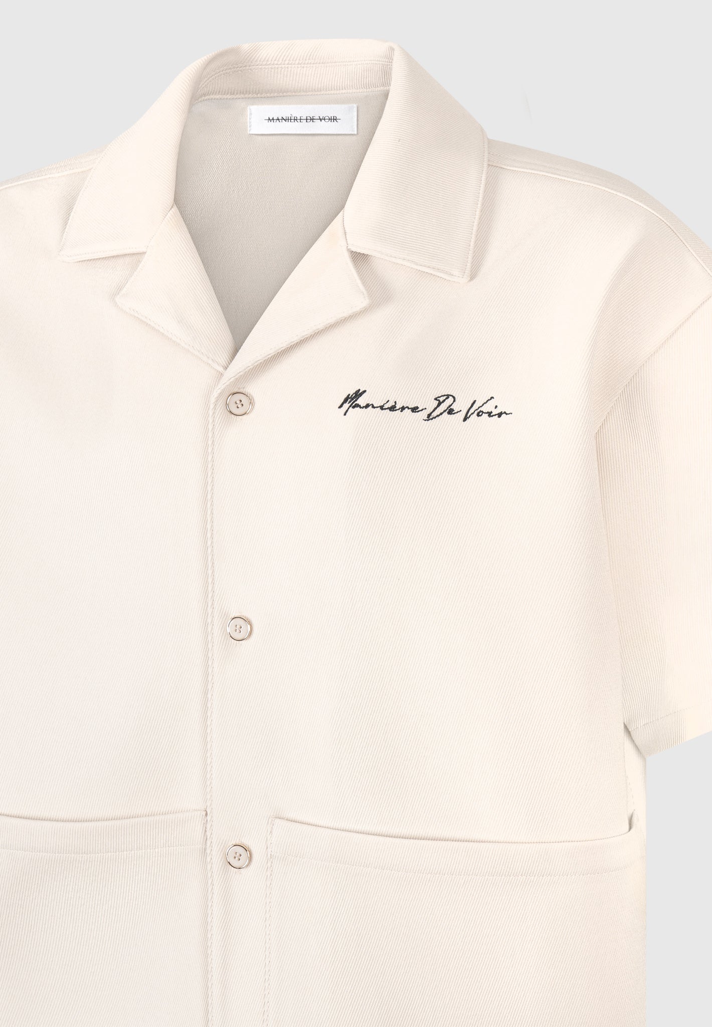 Eiffel Twill-Hemd - Creme