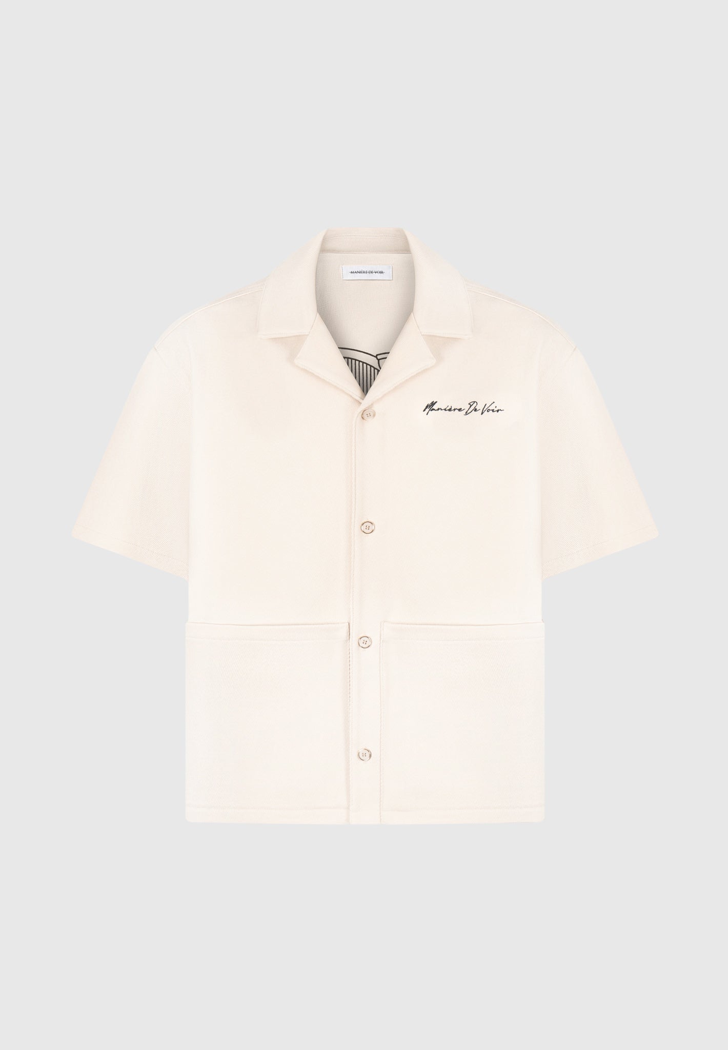 Eiffel Twill-Hemd - Creme