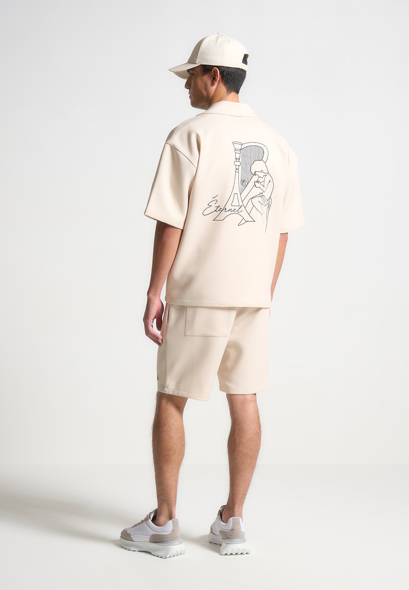 Eiffel Twill-Hemd - Creme