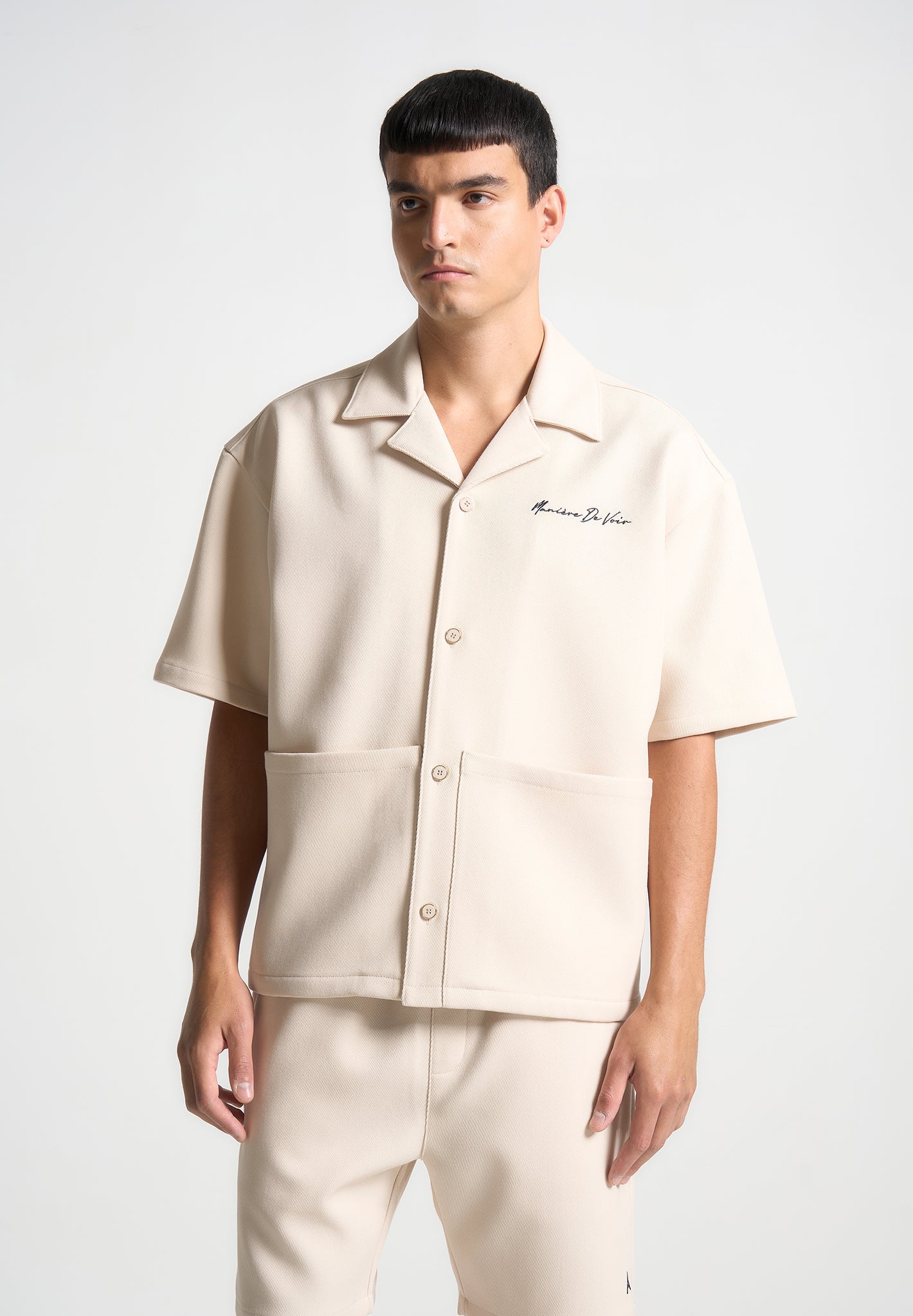 Eiffel Twill-Hemd - Creme