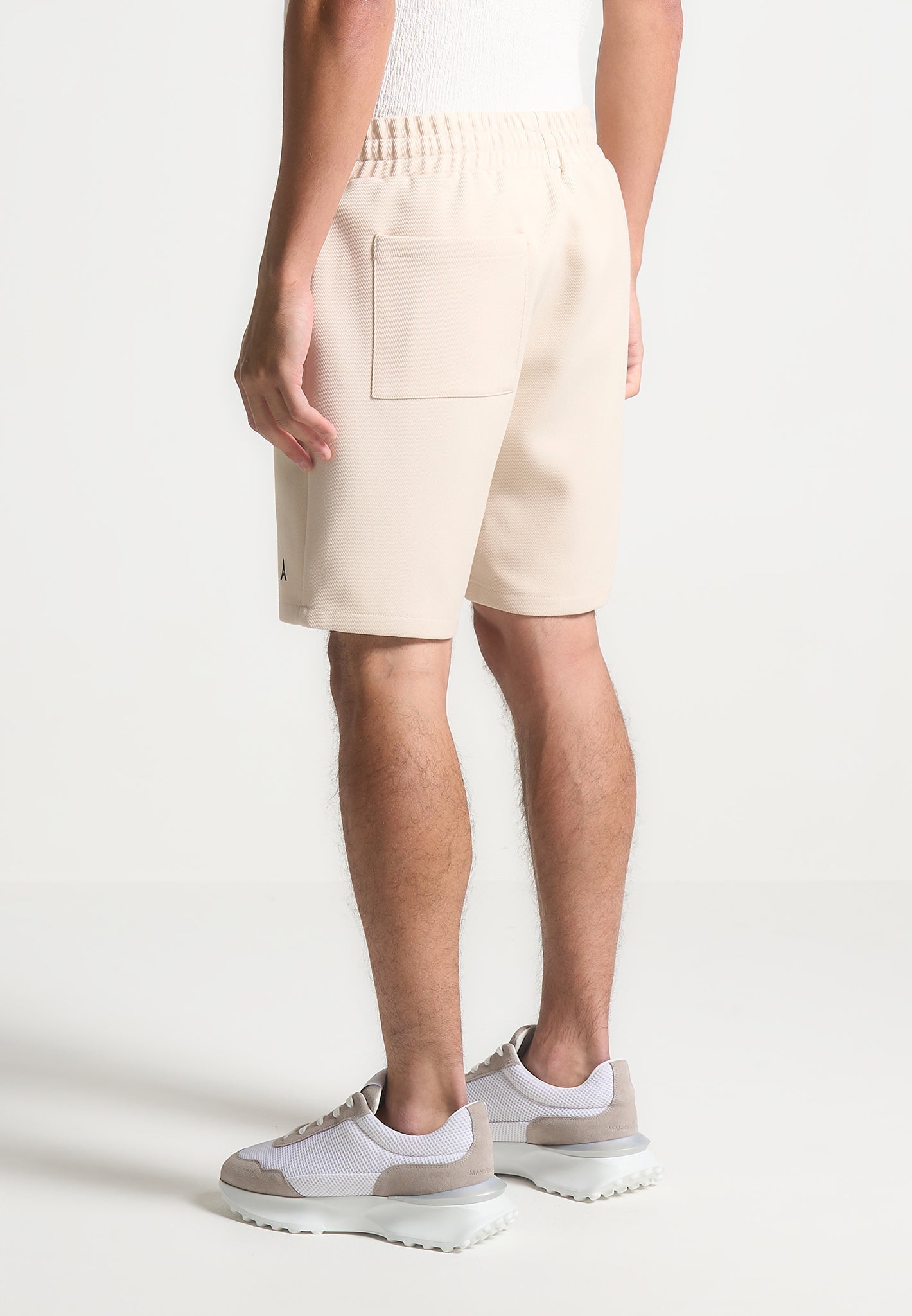 Eiffel Twill-Shorts - Creme