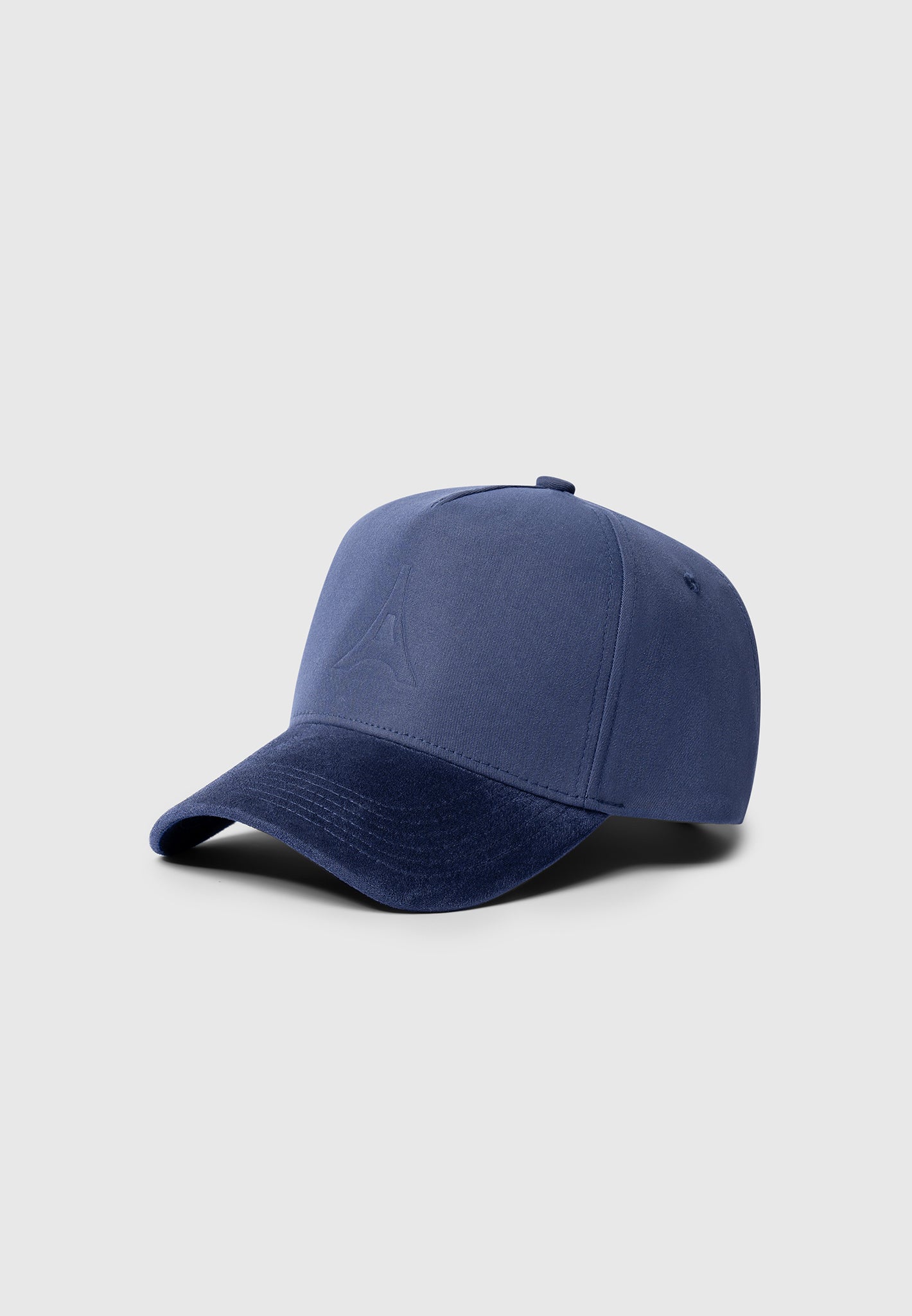 Geprägte Eiffel-Kappe – Marineblau