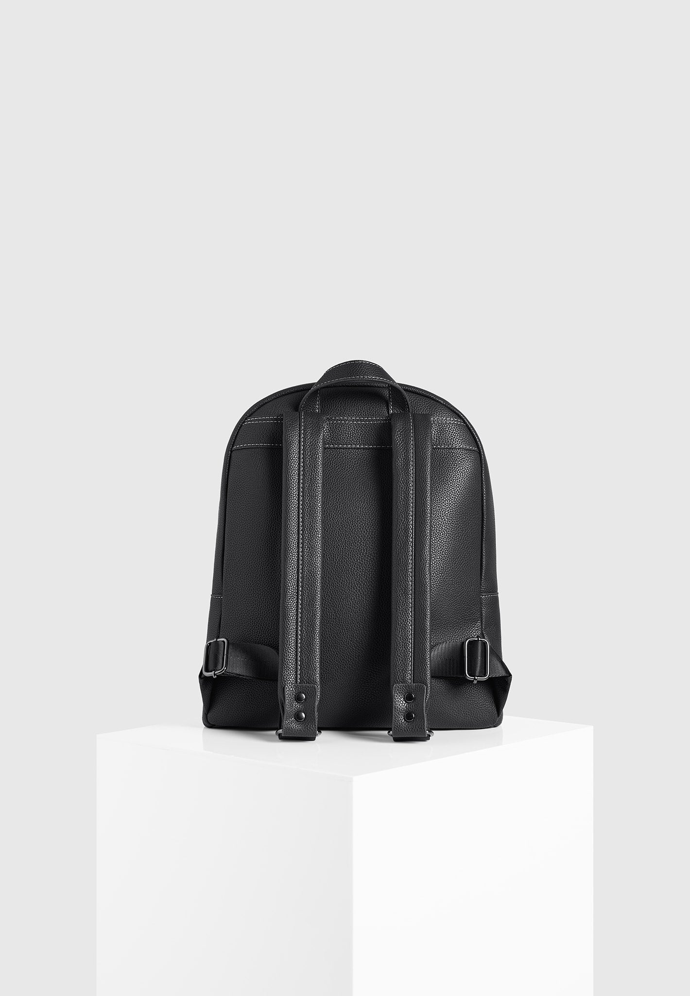 Lyon Rucksack mit Wildleder-Panel - Schwarz
