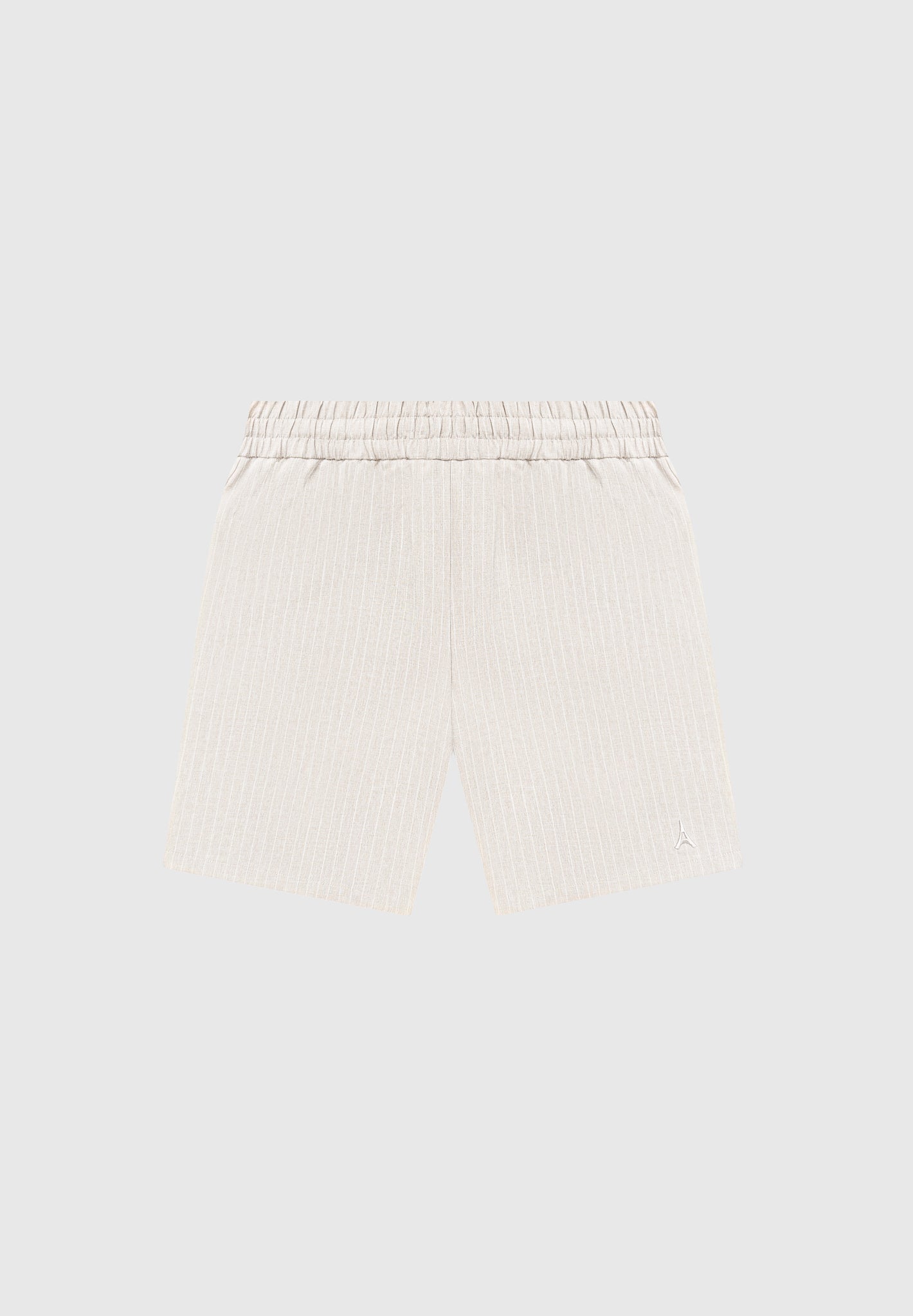 Nadelstreifen-Shorts - Beige