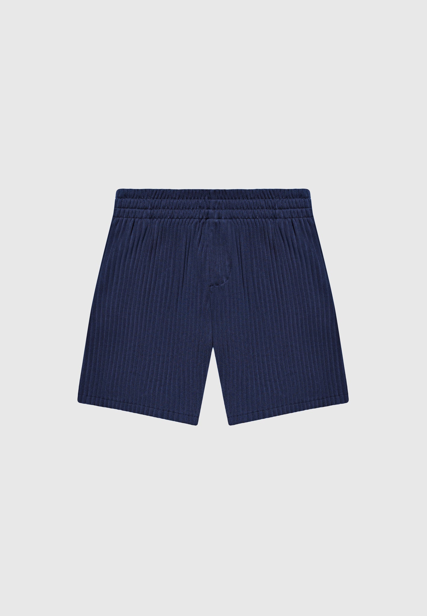 Shorts mit Bundfalten - Marineblau