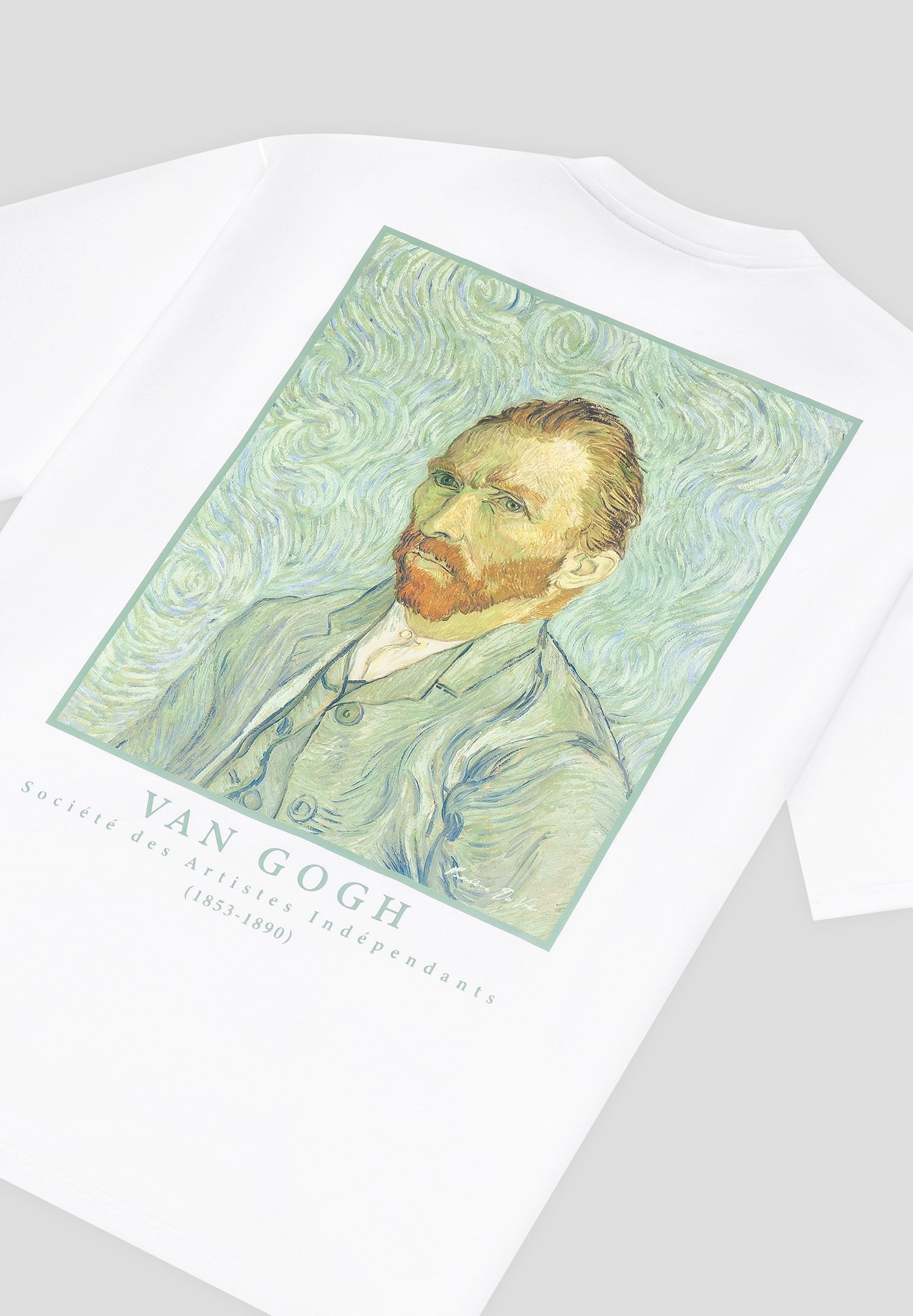Van Gogh Selbstporträt T-Shirt - Weiß