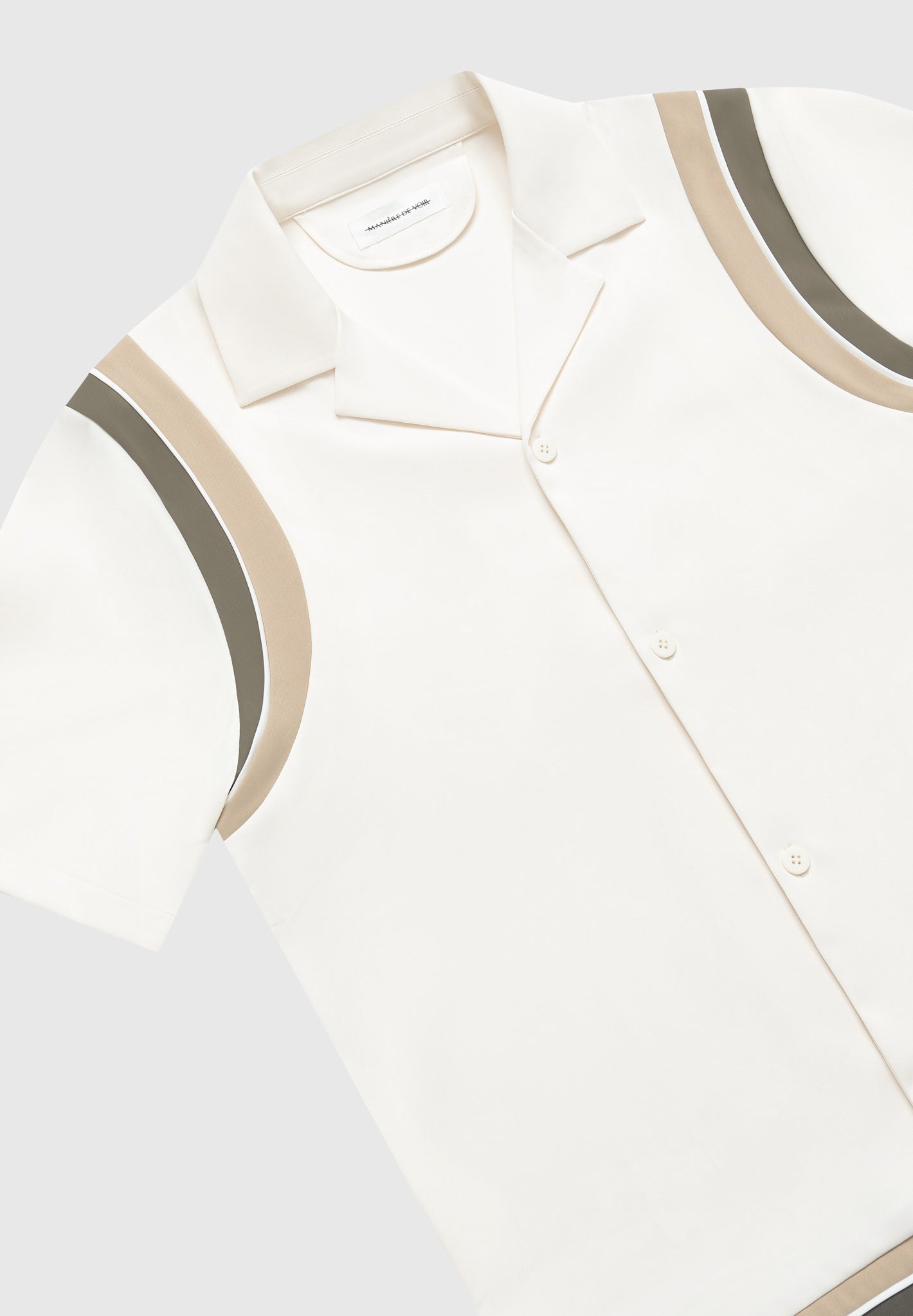 Varsity Revere Shirt - Creme