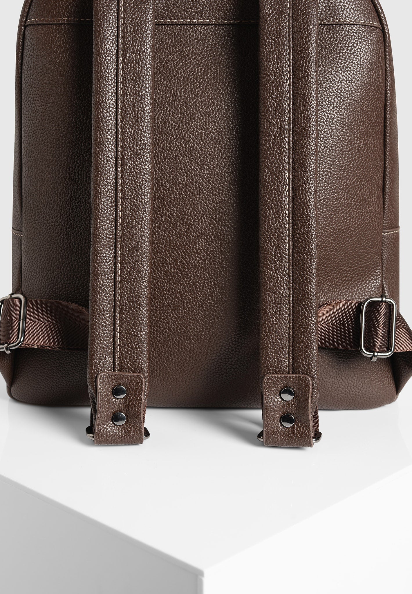 Lyon Rucksack mit Wildleder-Panel - Braun 