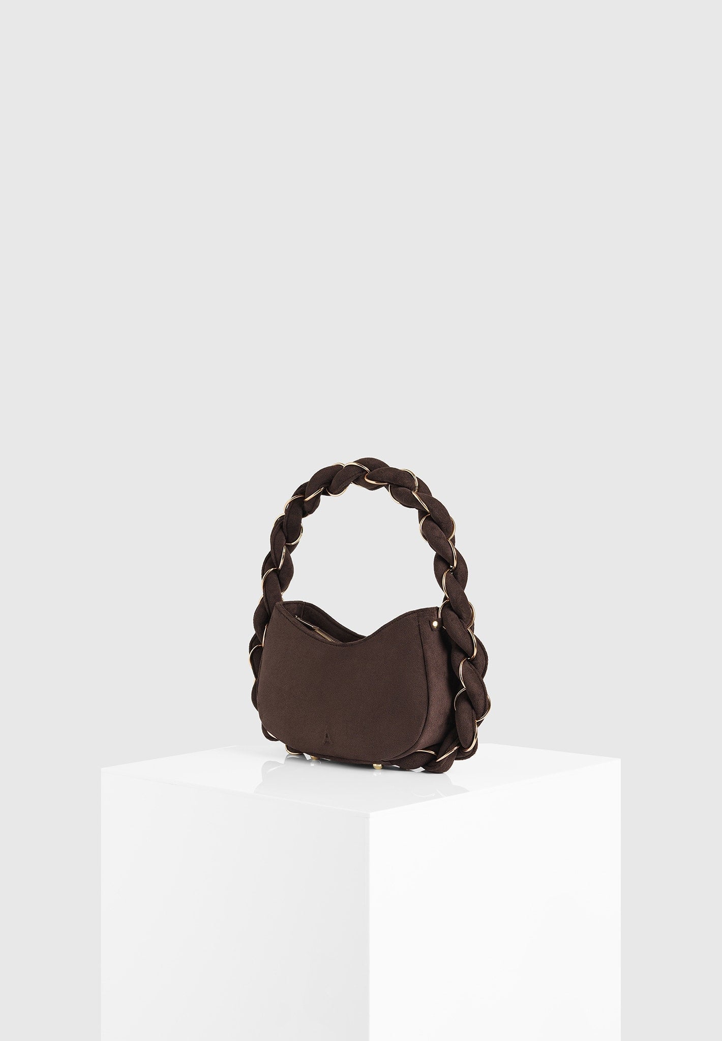 Somme Wildlederhandtasche - Braun
