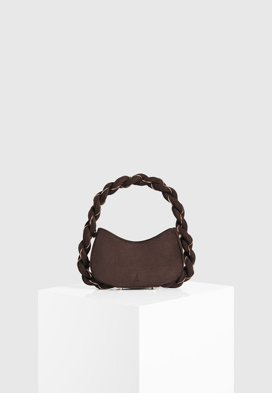 Somme Wildlederhandtasche - Braun