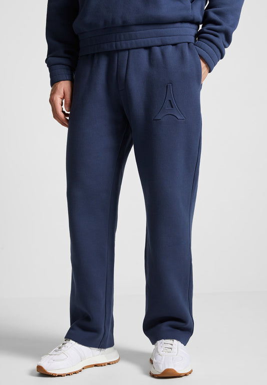 Éternel Eiffel geprägte Jogginghose – Airforce-Blau 