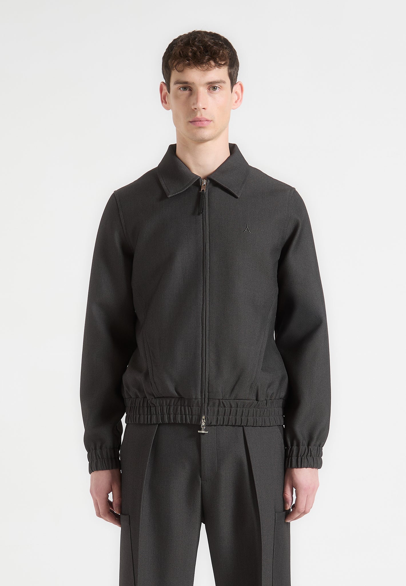 Harrington-Jacke - Grau 