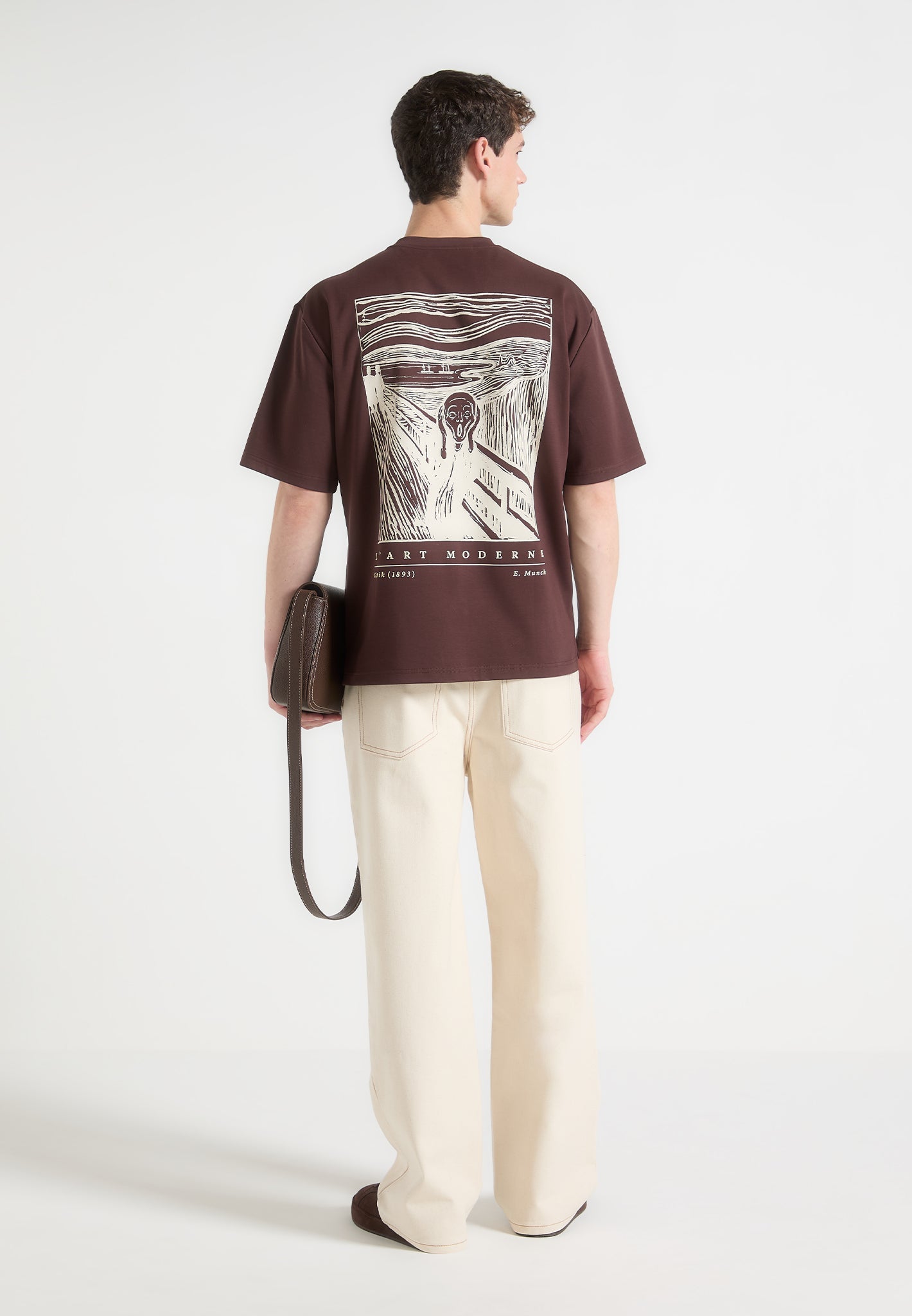 The Scream T-Shirt - Braun 