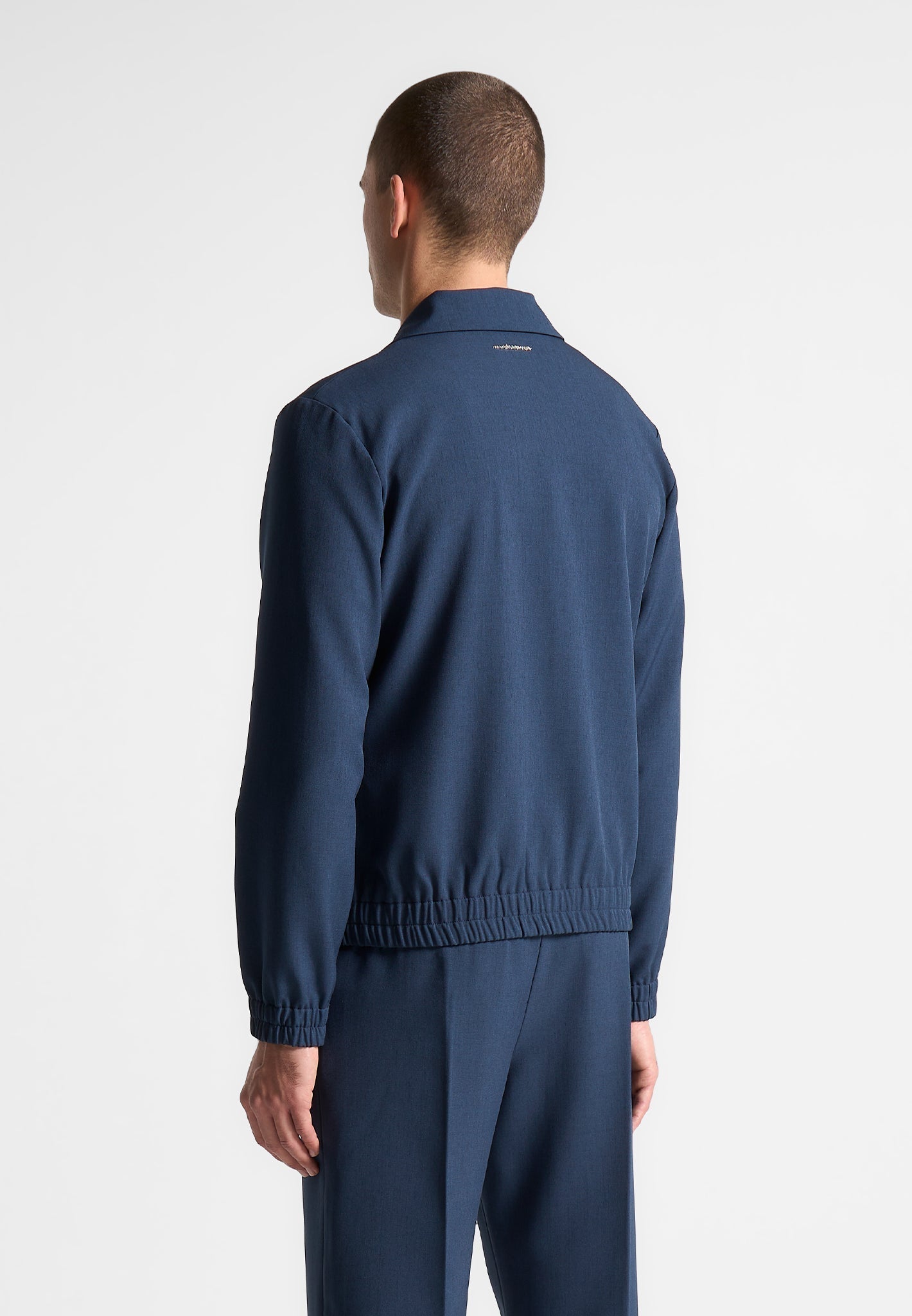 Jacke mit Reverskragen - Blau