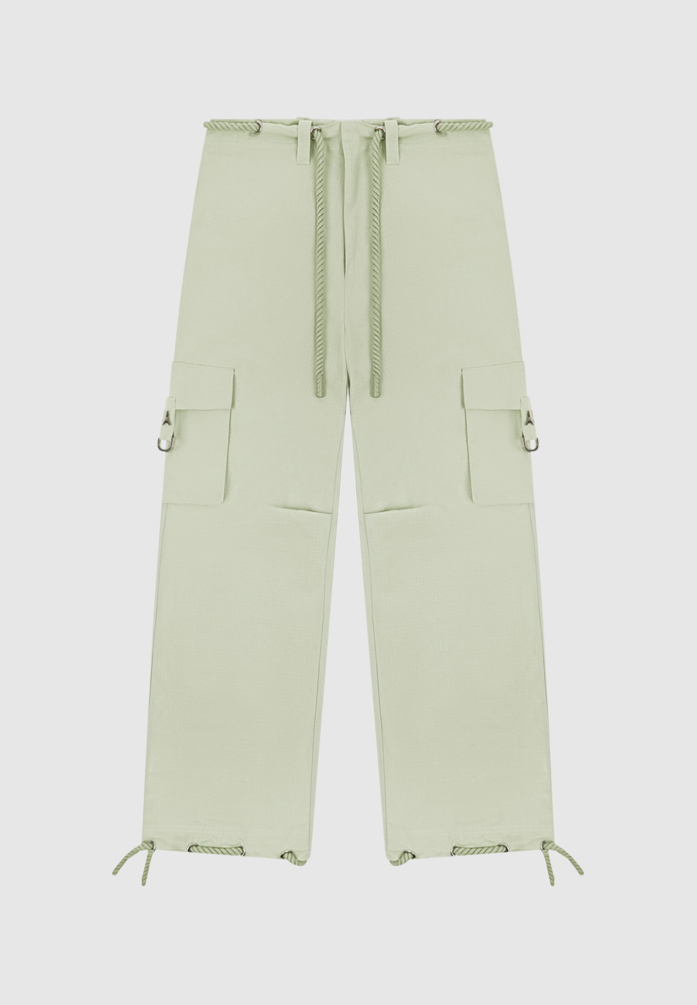 Ripstop Parachute Cargohose - Salbeigrün