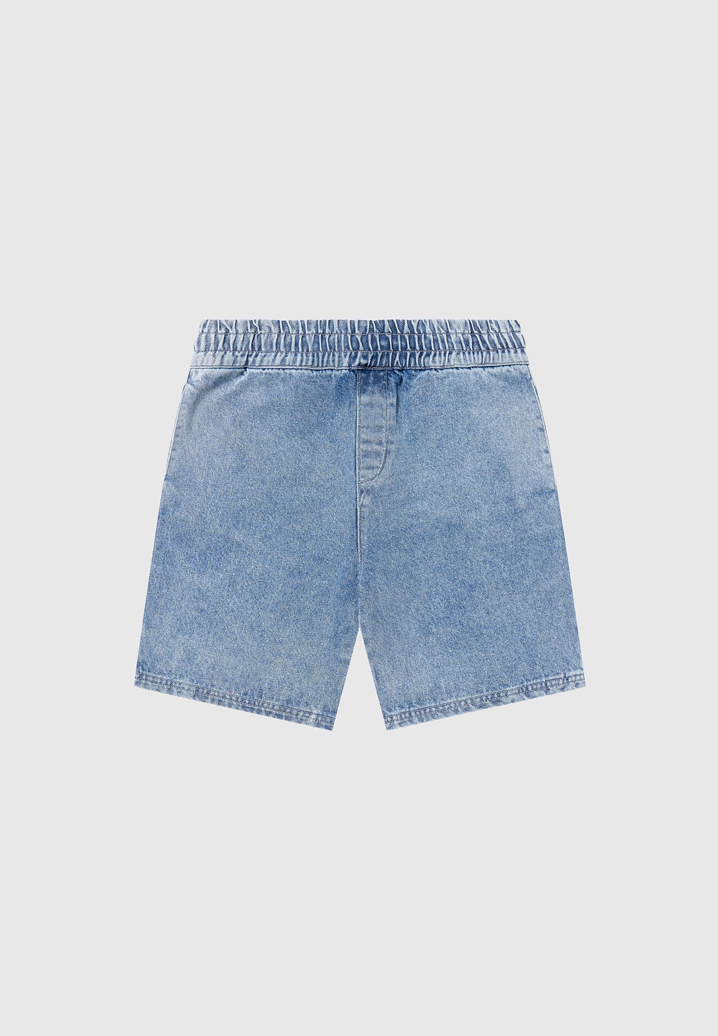 Jeansshorts - Mittelblau