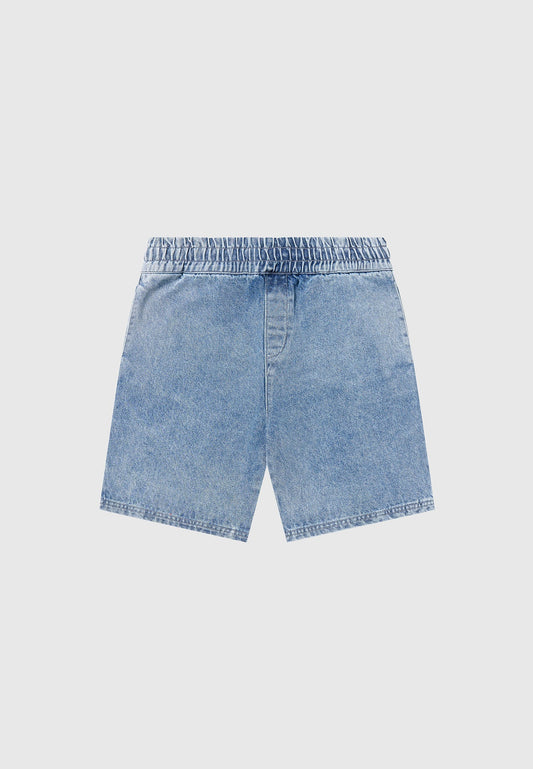 Jeansshorts - Mittelblau