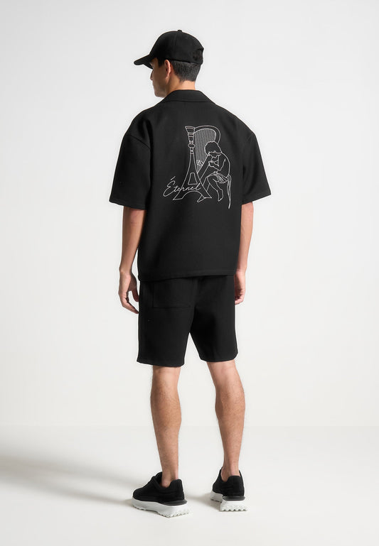 Eiffel Twill-Hemd - Schwarz