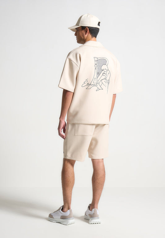 Eiffel Twill-Hemd - Creme