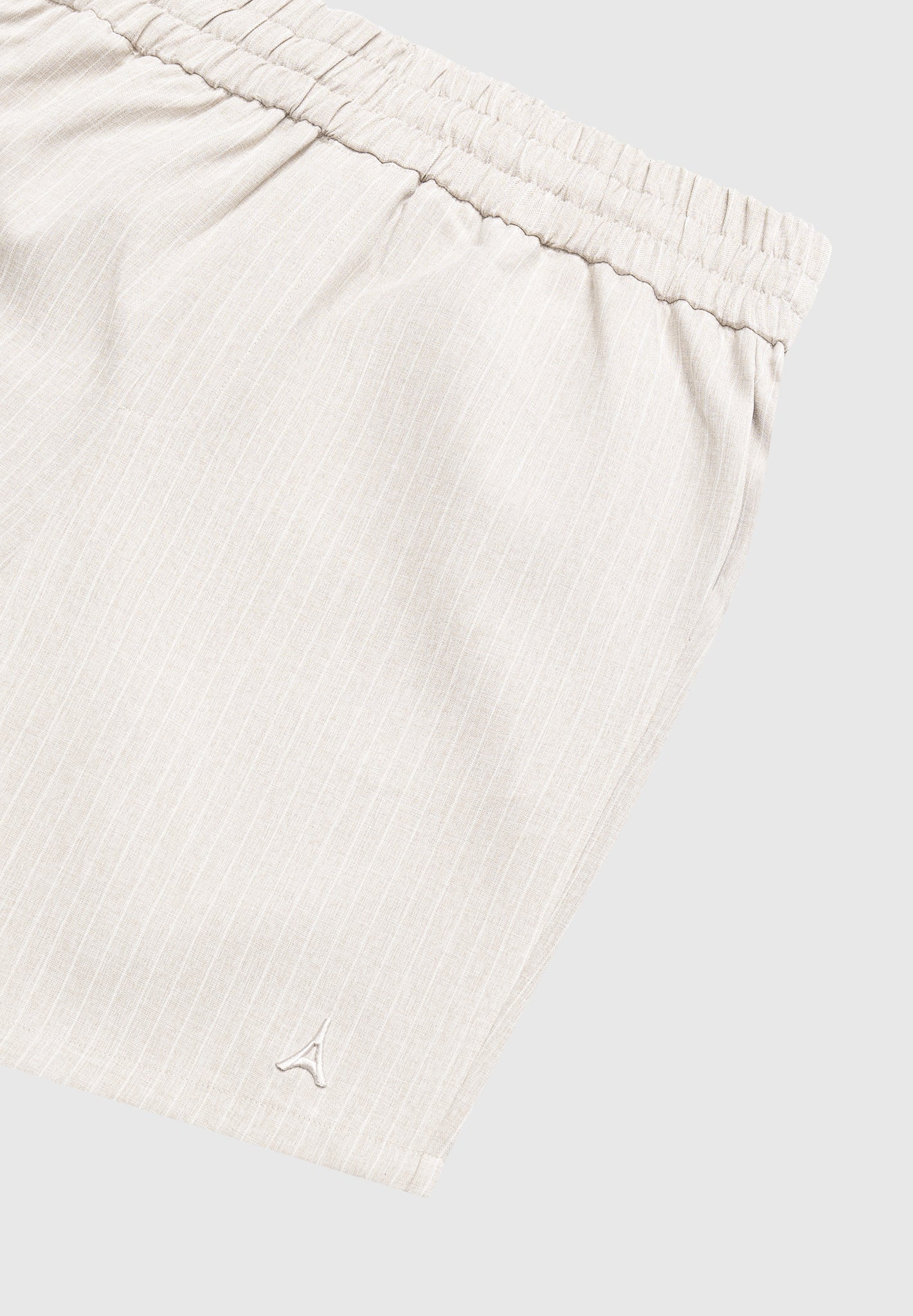Nadelstreifen-Shorts - Beige