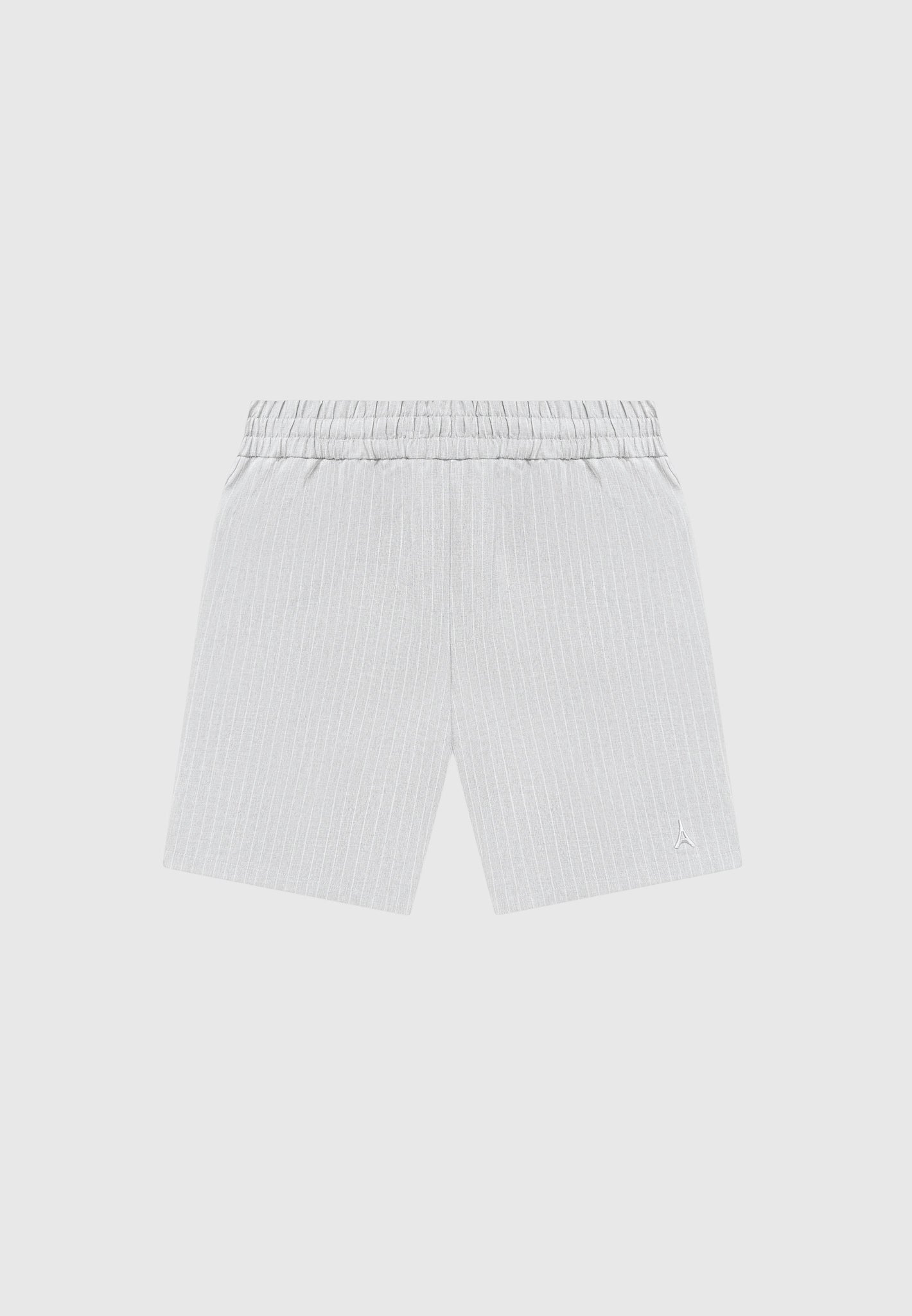 Nadelstreifen-Shorts - Grau 