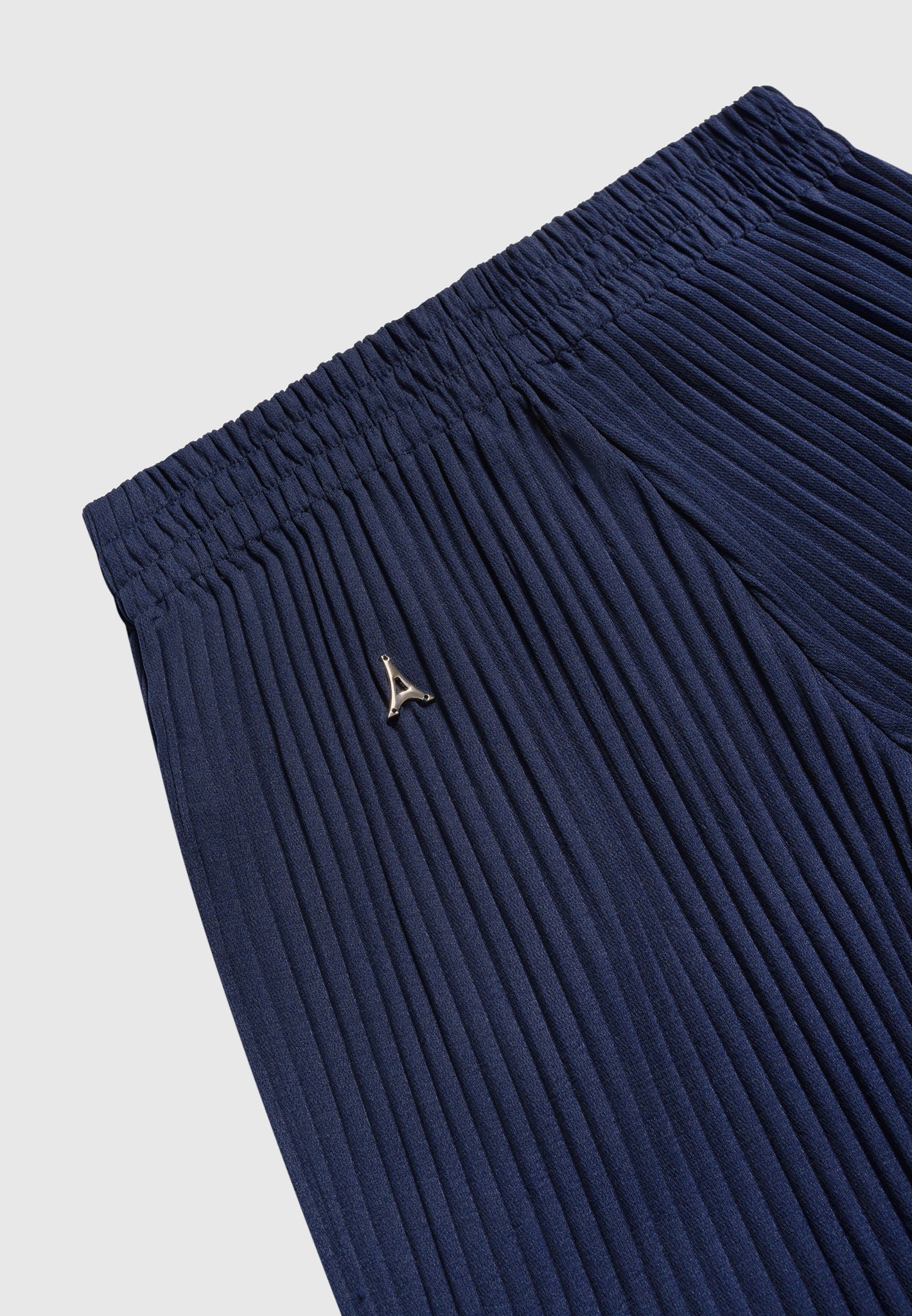 Shorts mit Bundfalten - Marineblau