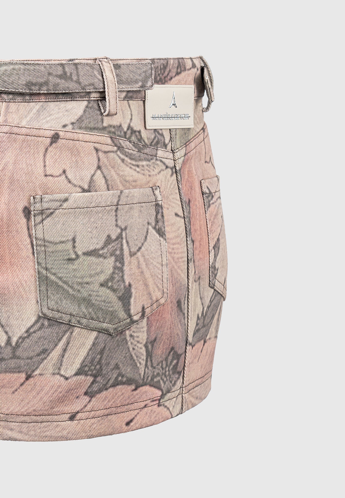 Renaissance Camo Minirock - Mehrfarbig