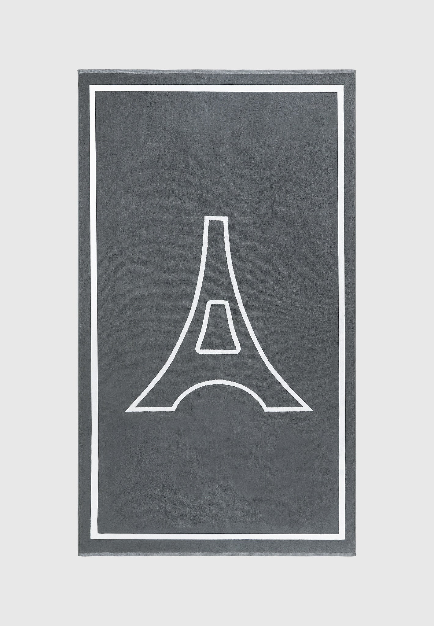 Manière De Voir Reversibles Eiffel-Handtuch – Grau/Weiß 
