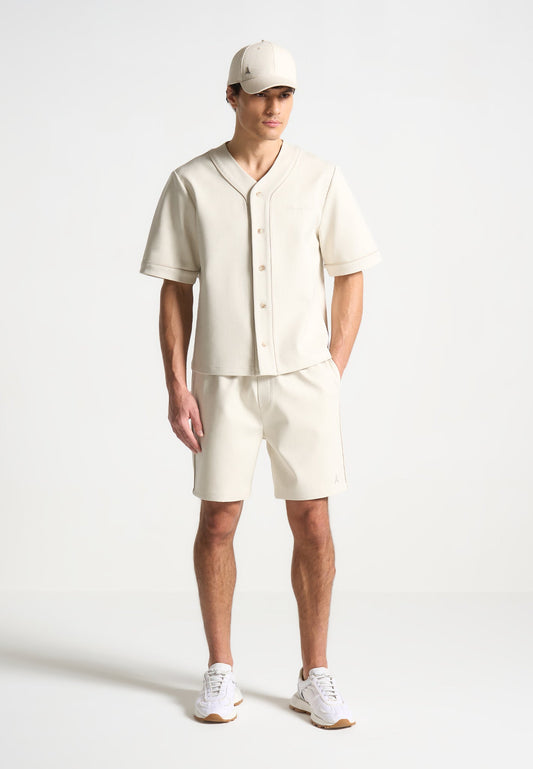 Signature Baseball-Shorts - Beige