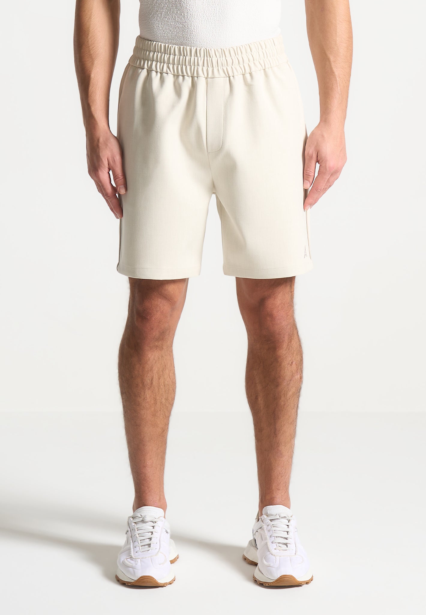 Signature Baseball-Shorts - Beige