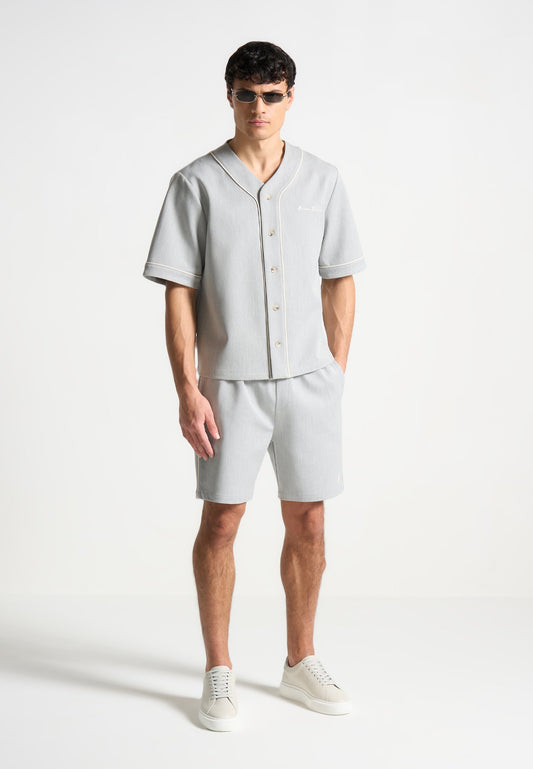 Signature Baseball-Shorts - Grau