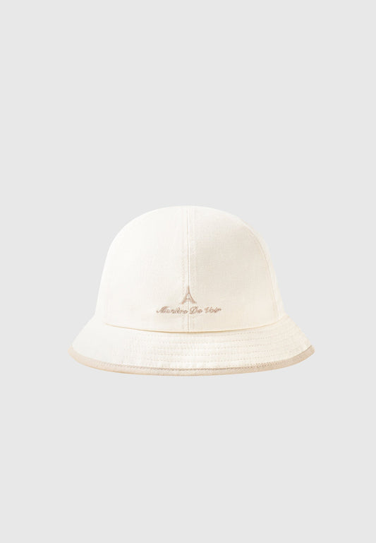Signature Bucket Hat - Creme