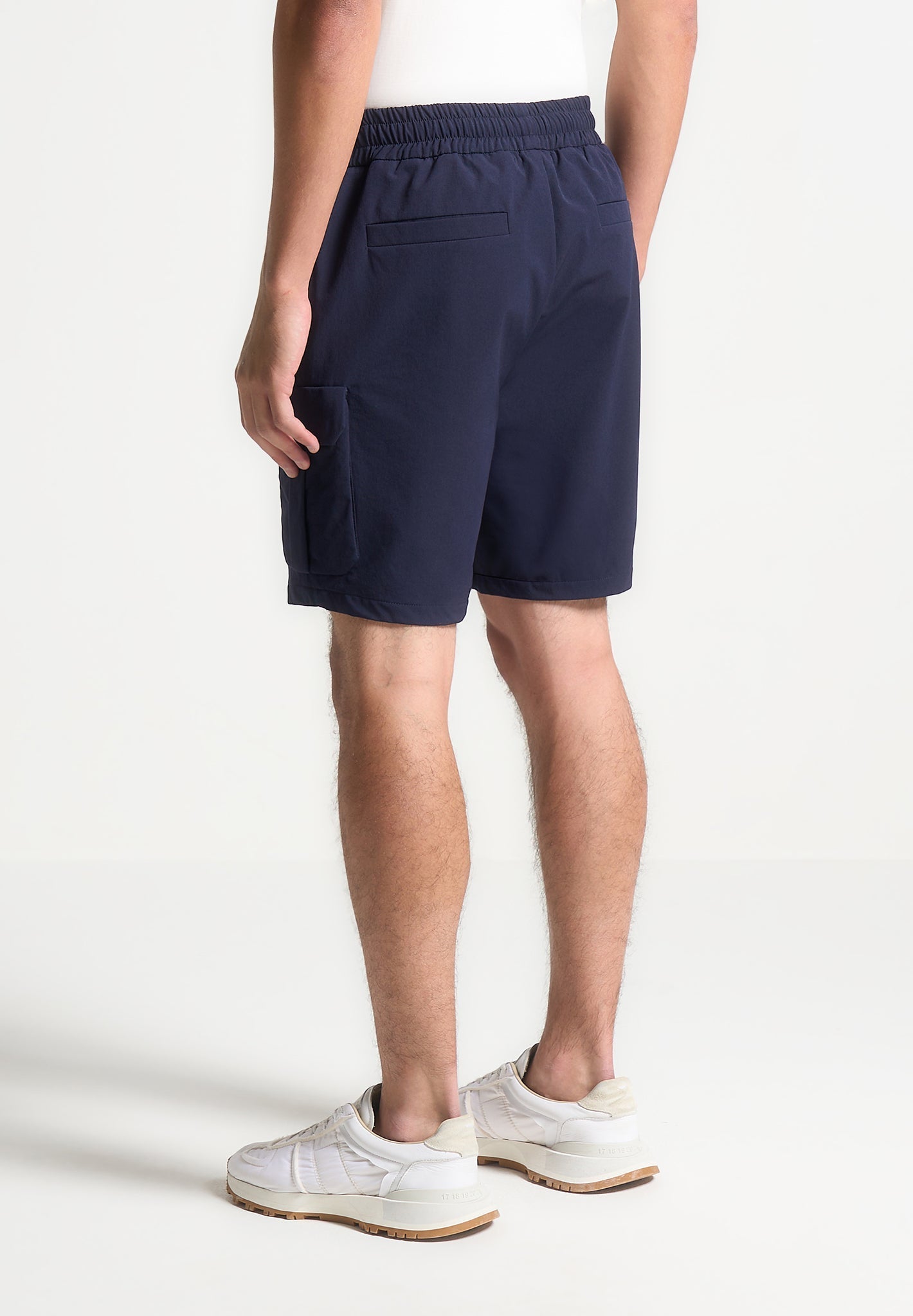 Technische Cargo-Shorts – Marineblau