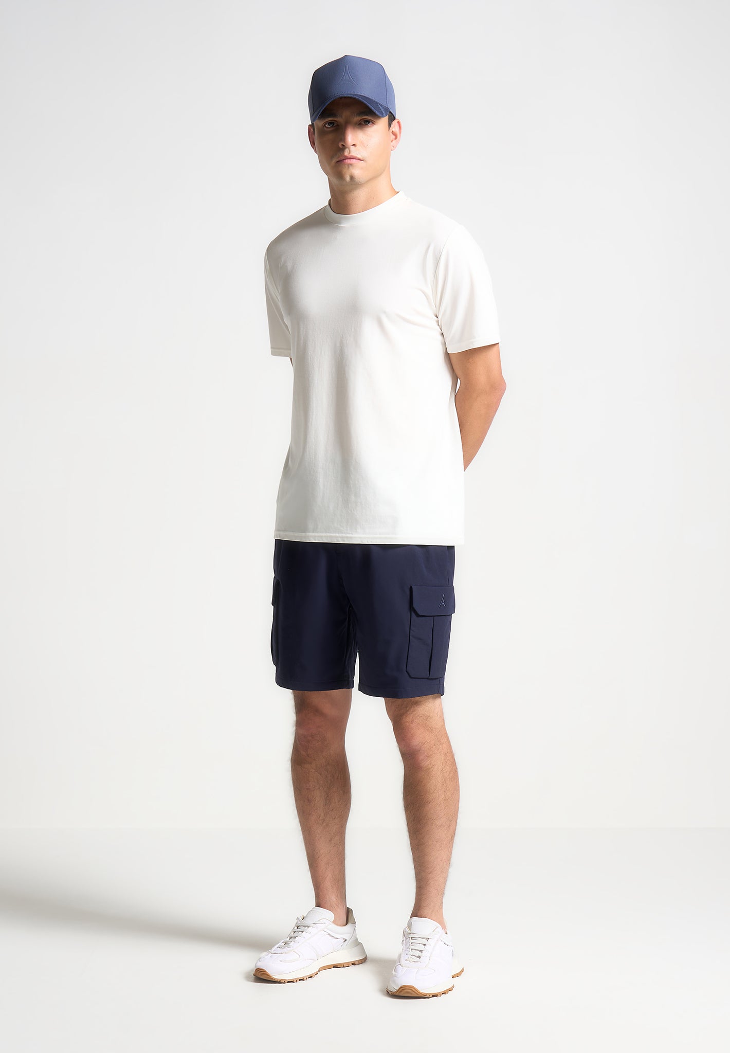 Technische Cargo-Shorts – Marineblau