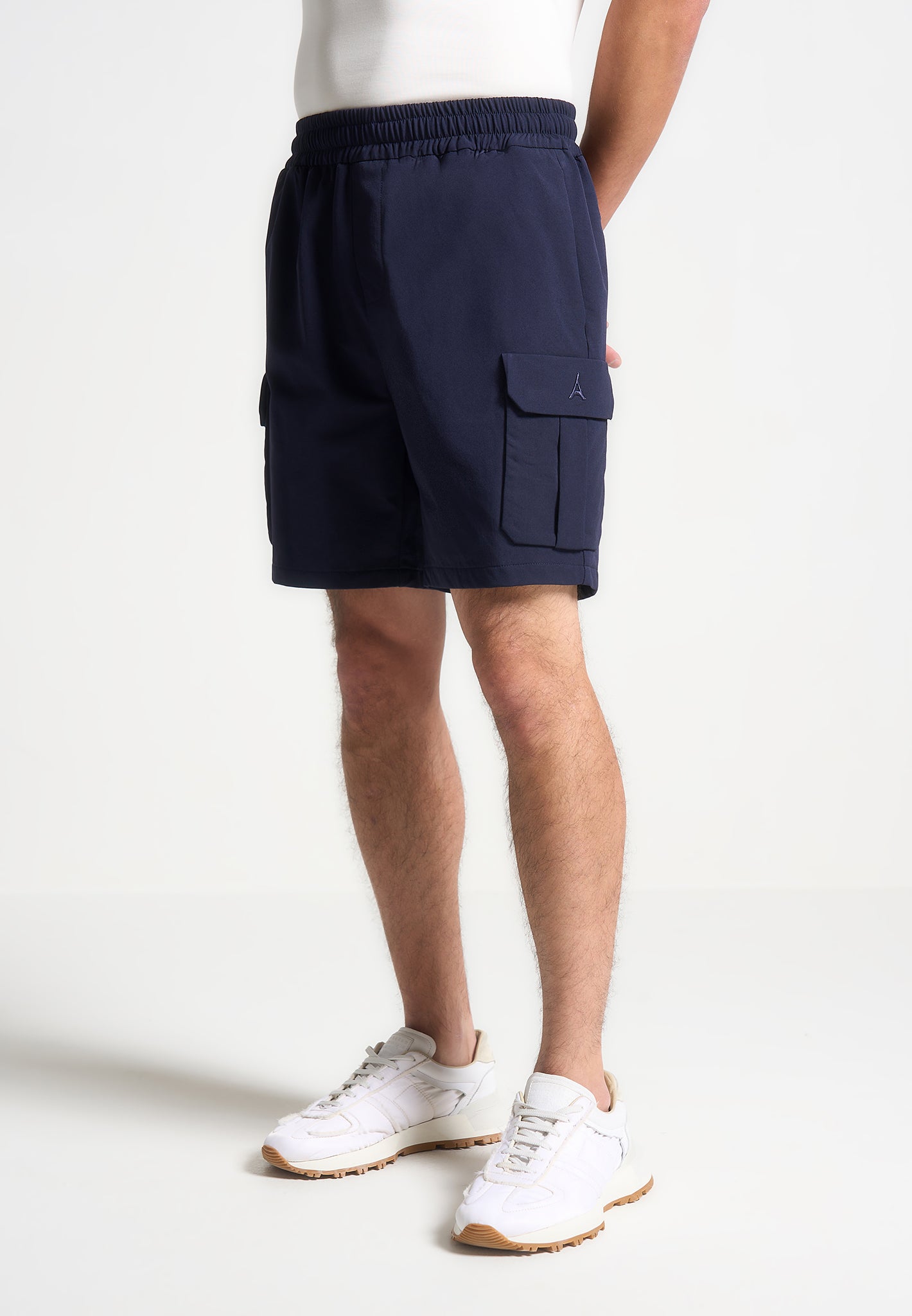 Technische Cargo-Shorts – Marineblau
