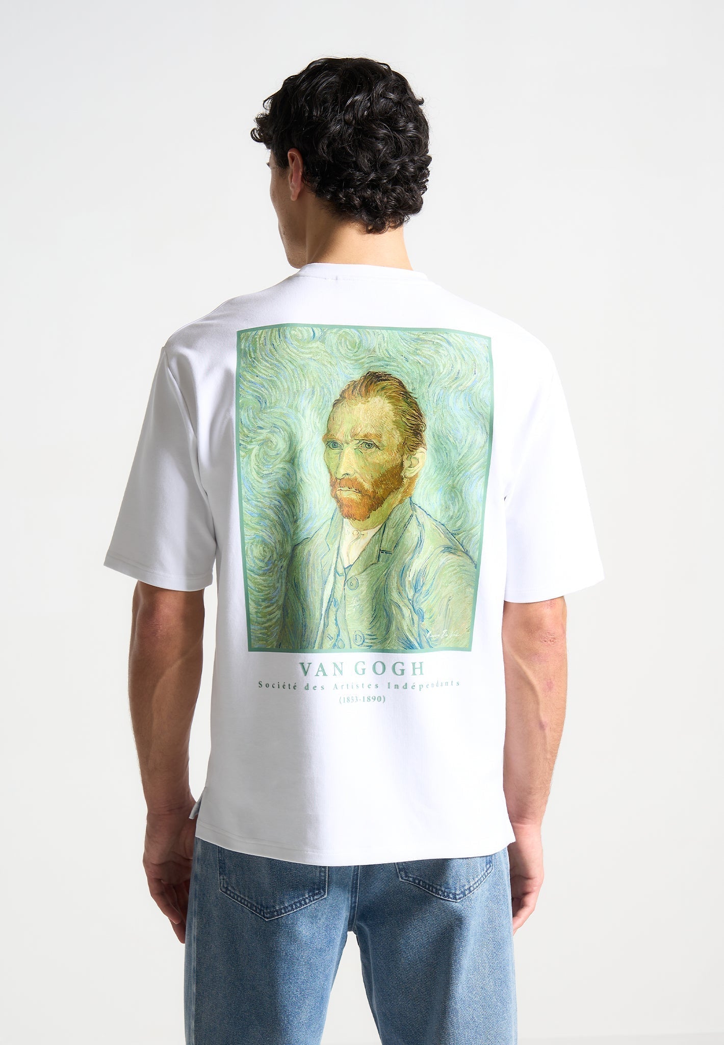 Van Gogh Selbstporträt T-Shirt - Weiß
