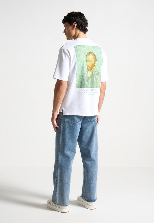 Van Gogh Selbstporträt T-Shirt - Weiß