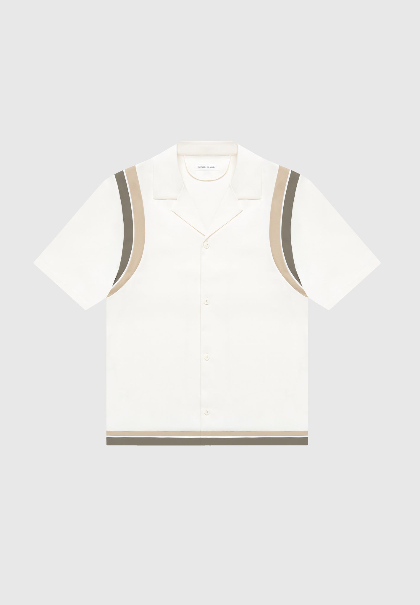 Varsity Revere Shirt - Creme