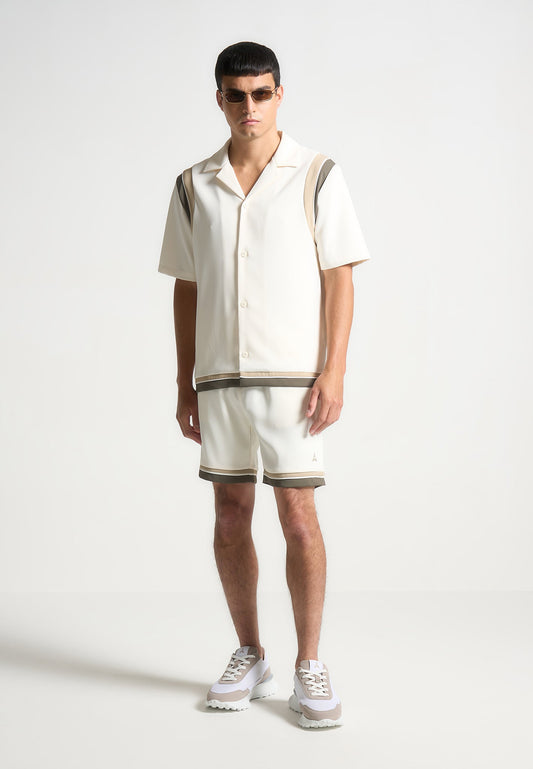 Varsity Revere Shirt - Creme